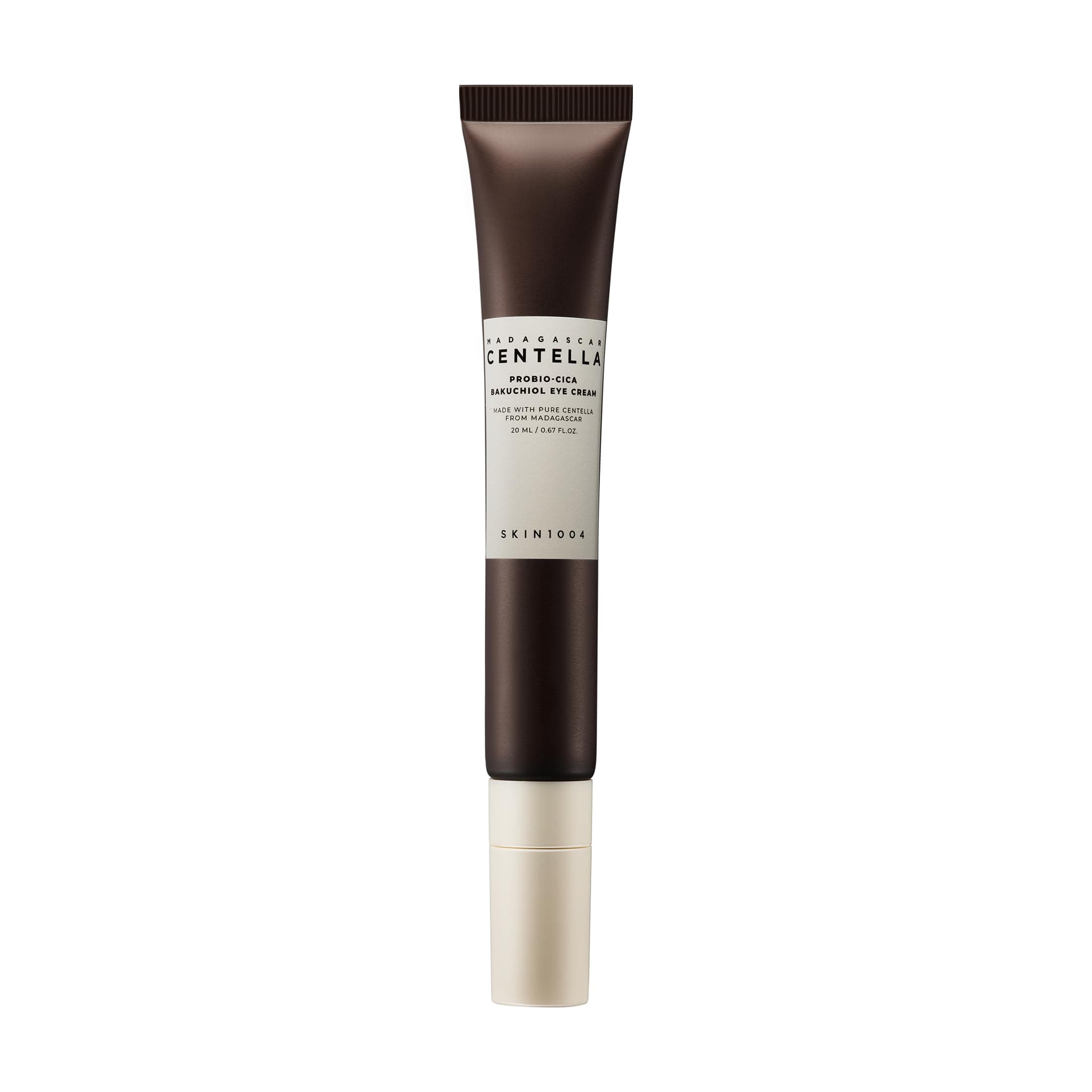 SKIN1004 Centella Probio-Cica Bakuchiol Eye Cream, Korean Eye Cream for Fine Lines with Centella, Hydrating Eye Treatment for Under Eye Area, Retinol Alternative, Korean Skin Care, 20ml