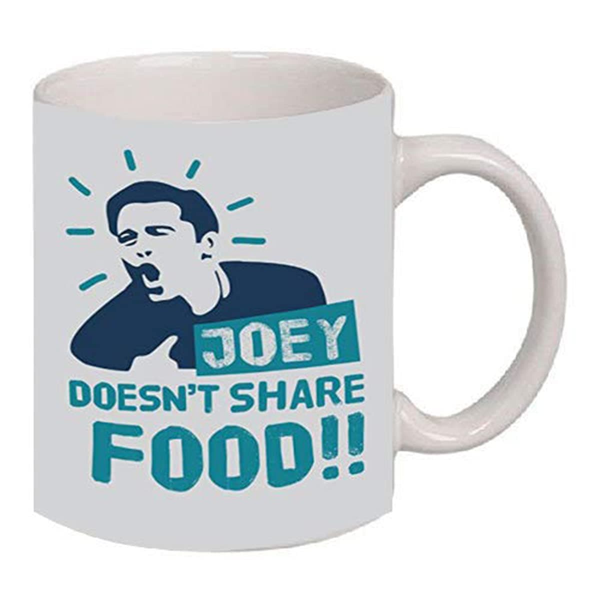SCPmarts Joey Doesn't Share Food Mug Unicorn Theme Coffee Mug- 11Oz Printed Unicorn Coffee Mug