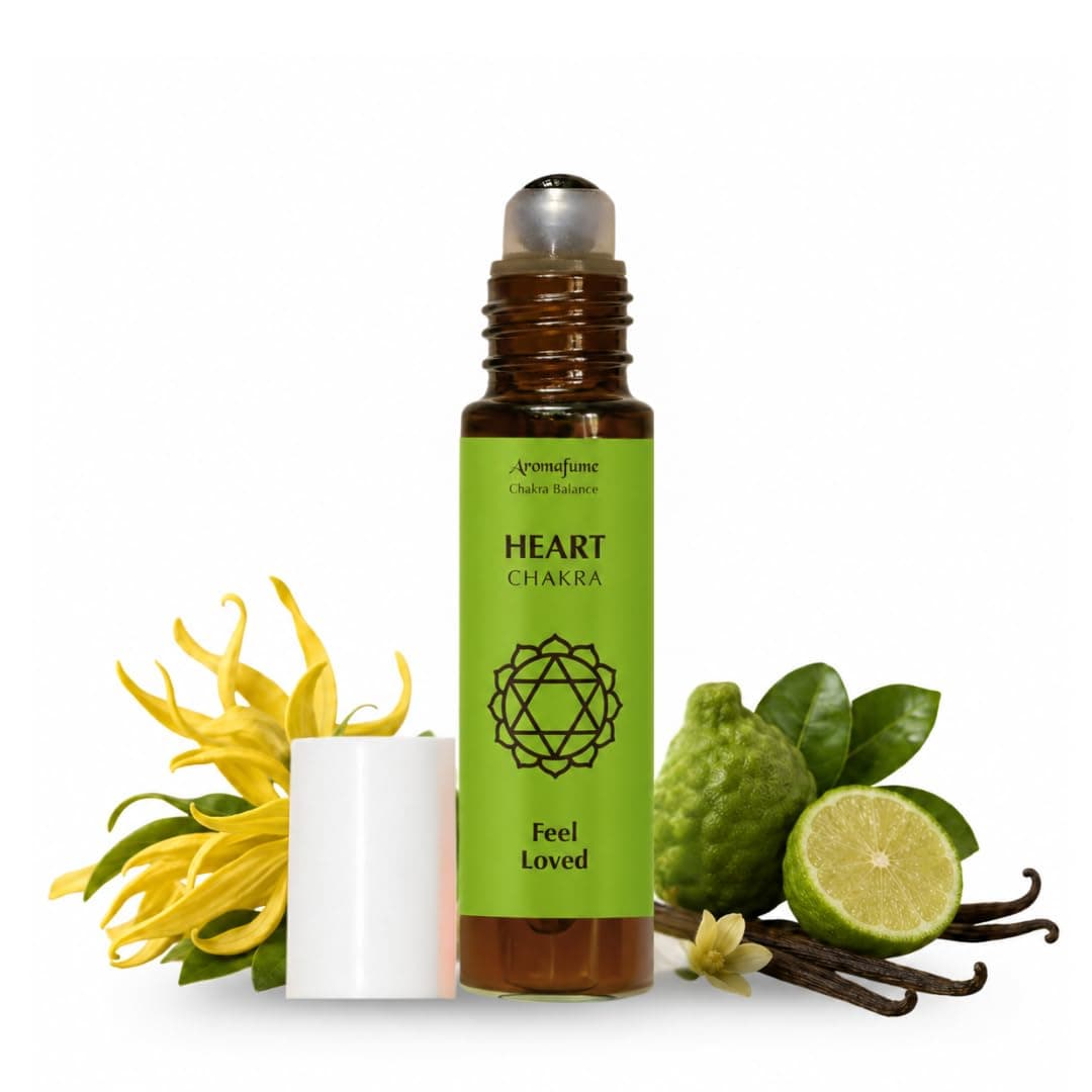 Bergamot & Vanilla Chakra Essential Oil Roll-On Blend 10ml by Aromafume