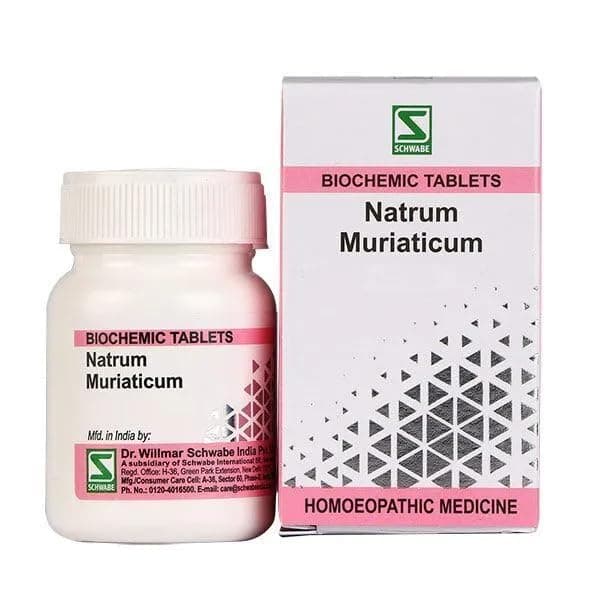 Dr. Willmar Schwabe Natrum Muriaticum Biochemic Tablet6X (25 GM)
