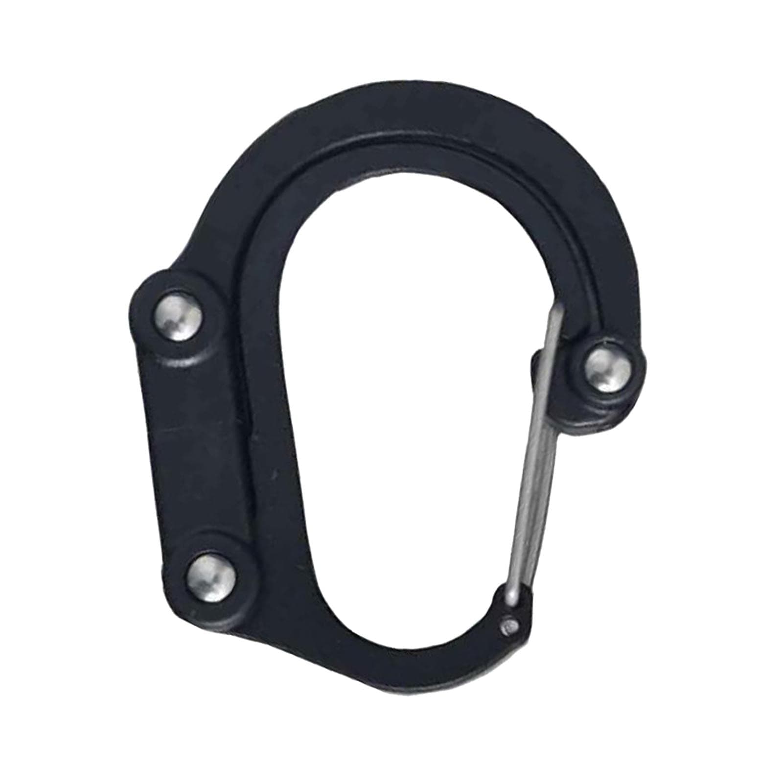 UJEAVETTE Carabiner Clip and Hook for Travel Backpack Handbag Holder Hanger Black