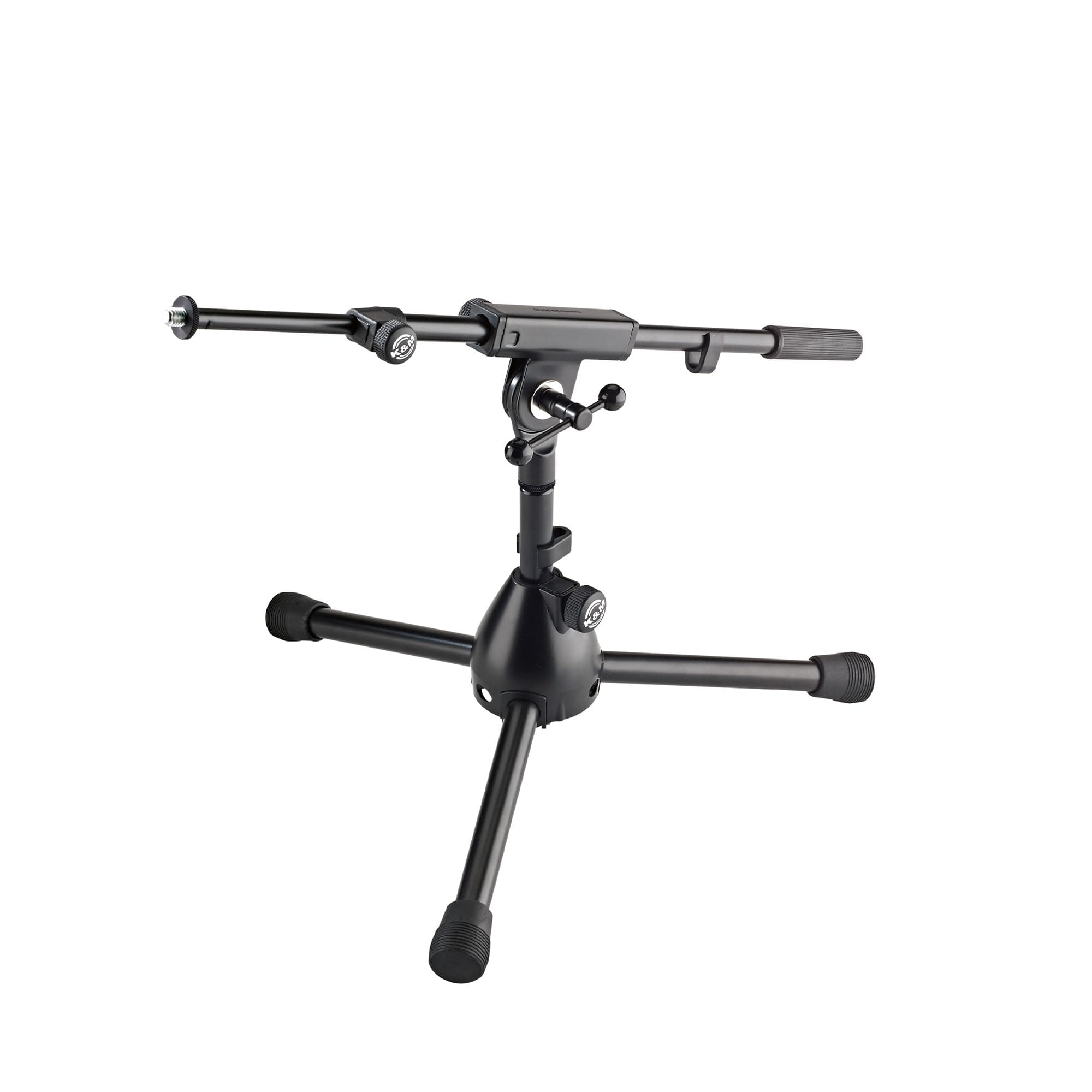 Konig & Meyer, Mic Stand with Boom Arm, Rien, Low Level, 3/8 in-Black 25950-300-55