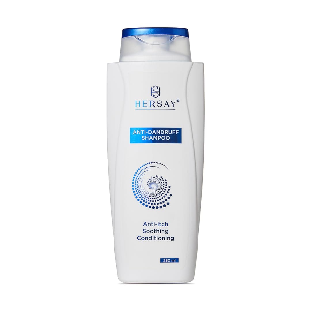 Hersay Anti-Dandruff Shampoo | Reduces Dandruff | Relieves Itching & Redness | Soothes Irritated Scalp | Strengthens Hair & Prevents Hair Fall | Hair Conditioning | No Harsh Chemicals | 250 ml