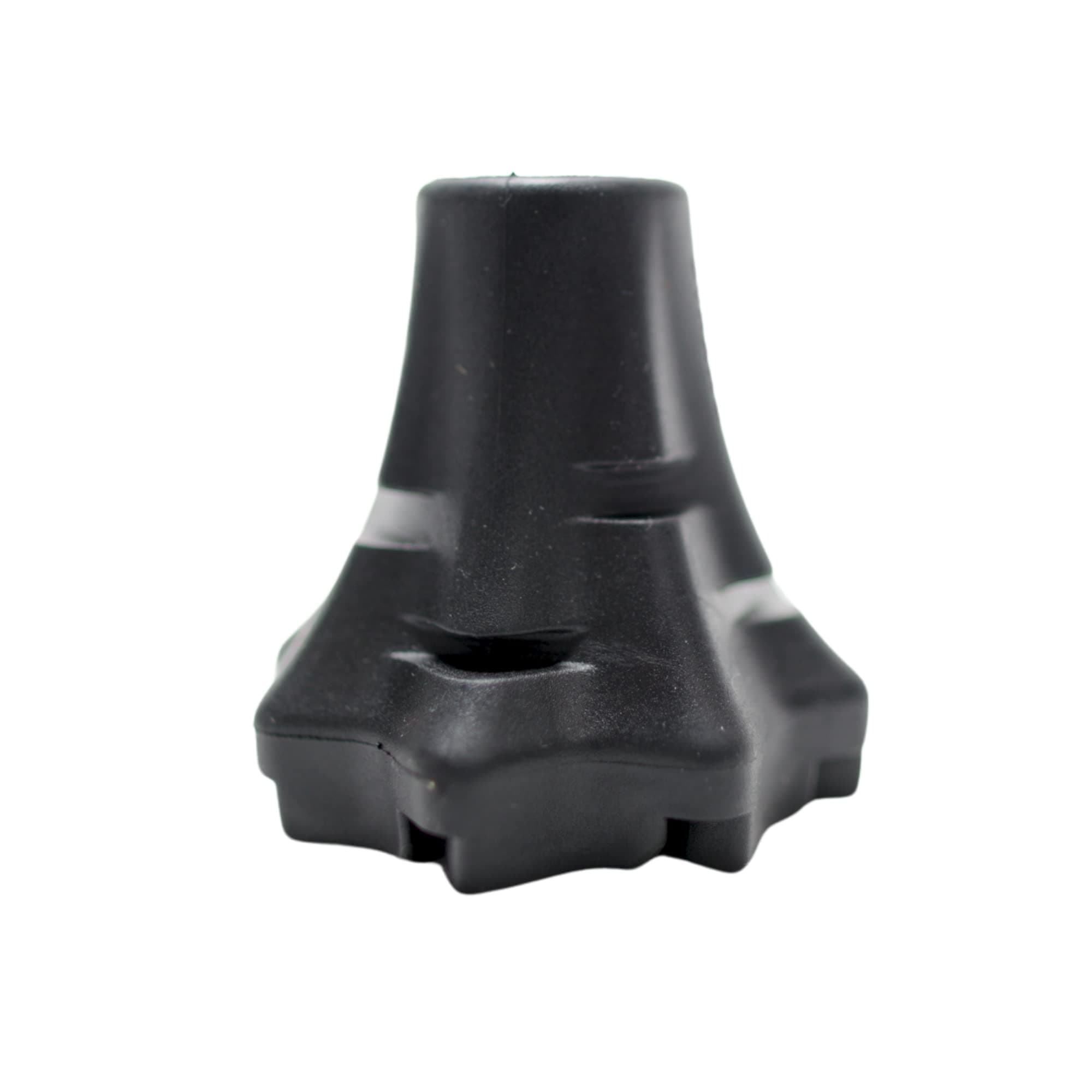 Dynamo Walking Cane Cyclone Tip is The Best Oversized 3/4 Inch is The Best Available. Its Soft All-Terrain Design Allows Water and Dirt to Escape Thru Vents Making It The Grippiest Cane Tip.