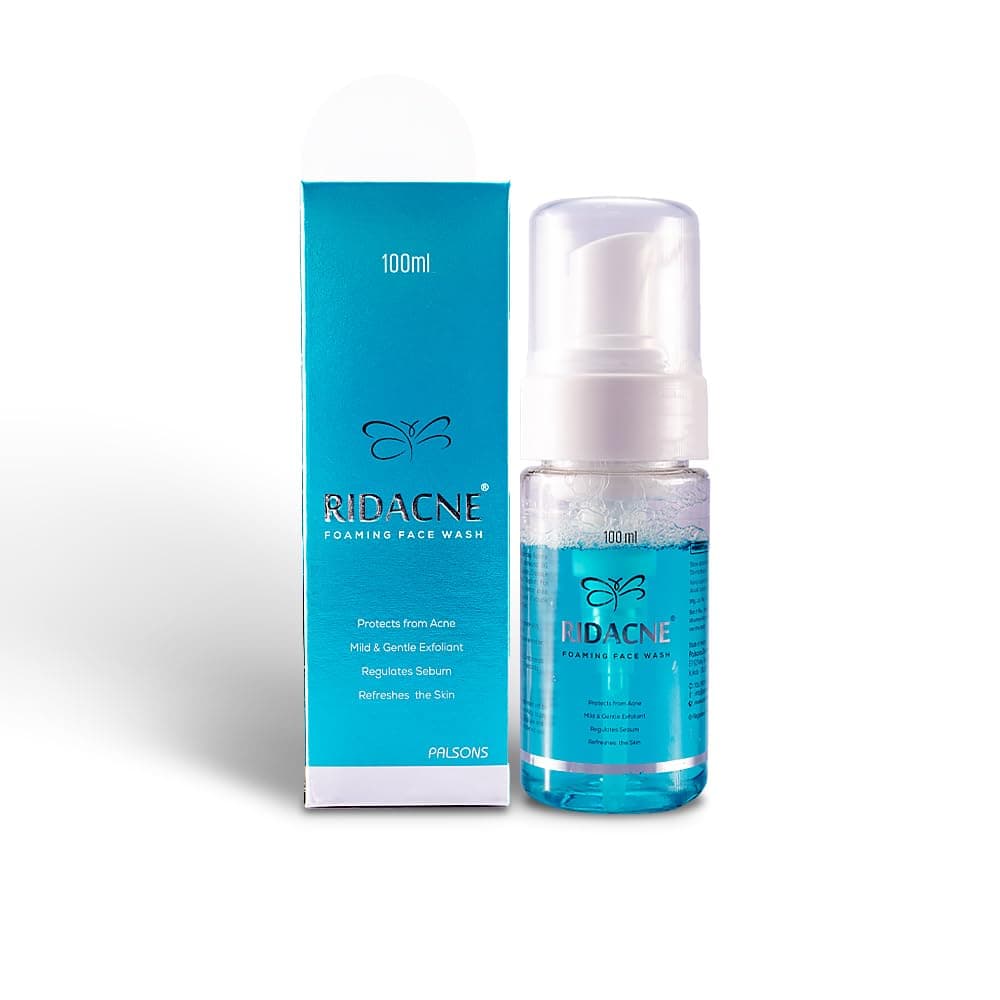 Ridacne Foaming Face Wash | Acne Face Wash for Women & Men | Controls Excess Sebum | Mild & Gentle Daily Face Cleanser | Dermatologist Recommended | 100 ml