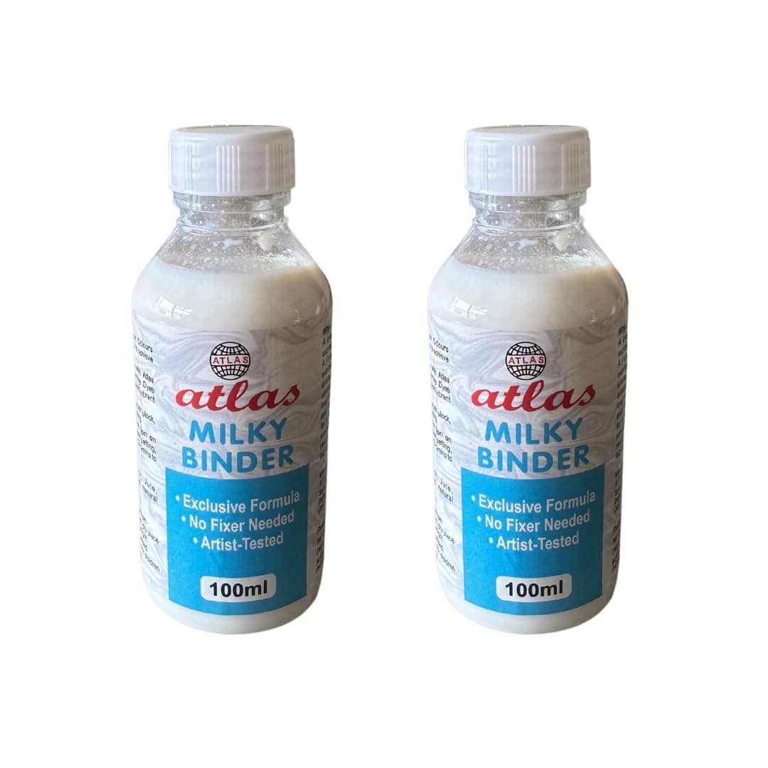 Atlas Colours Milky Binder | First-in-India | 200 ML | No-Fixer Formula | Viral Social Media Product