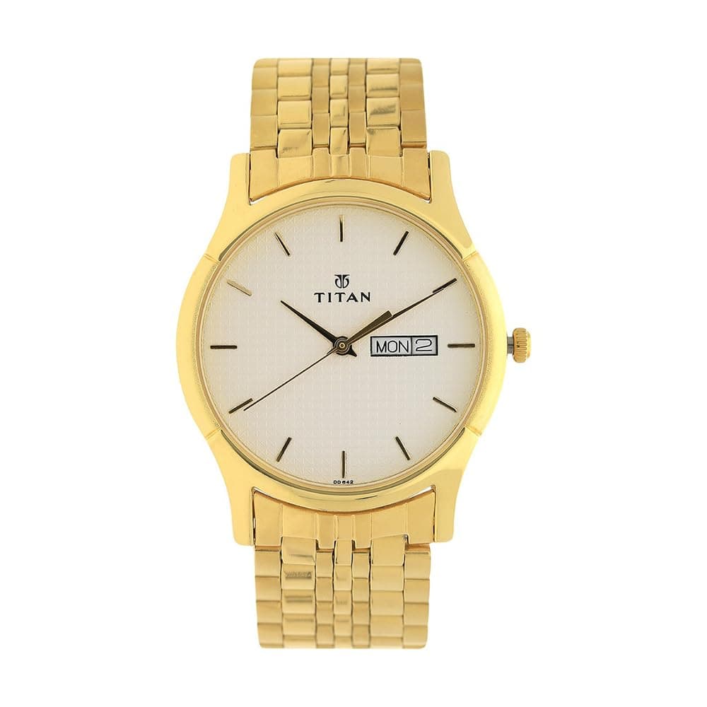 Titan Karishma Analog White Dial Men's Watch -NM1636YM01 / NL1636YM01/NP1636YM01