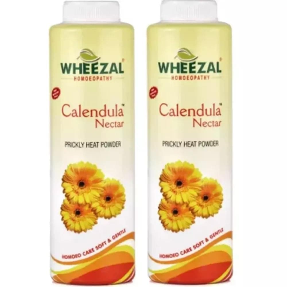 Calendula Nectar prickly heat powder (wheezal) | 100gm X 2 | NRHP