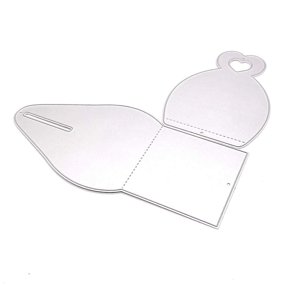 KSCRAFT Cute Curvy Box Metal Cutting Dies Stencils for DIY Scrapbooking/Photo Album Decorative Embossing DIY Paper Cards