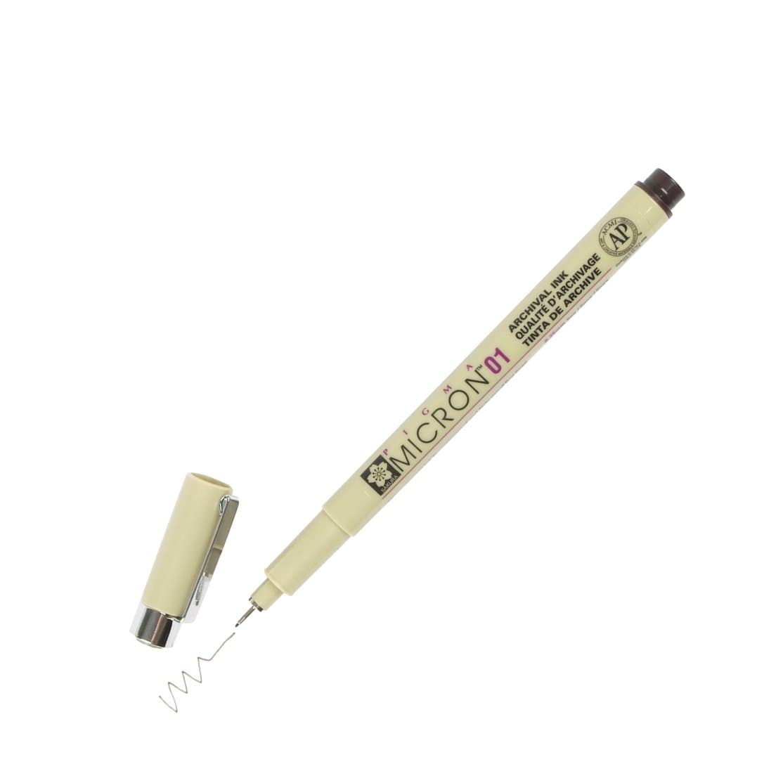 Pigma Micron Pen 01 .25mm Open Stock-Sepia