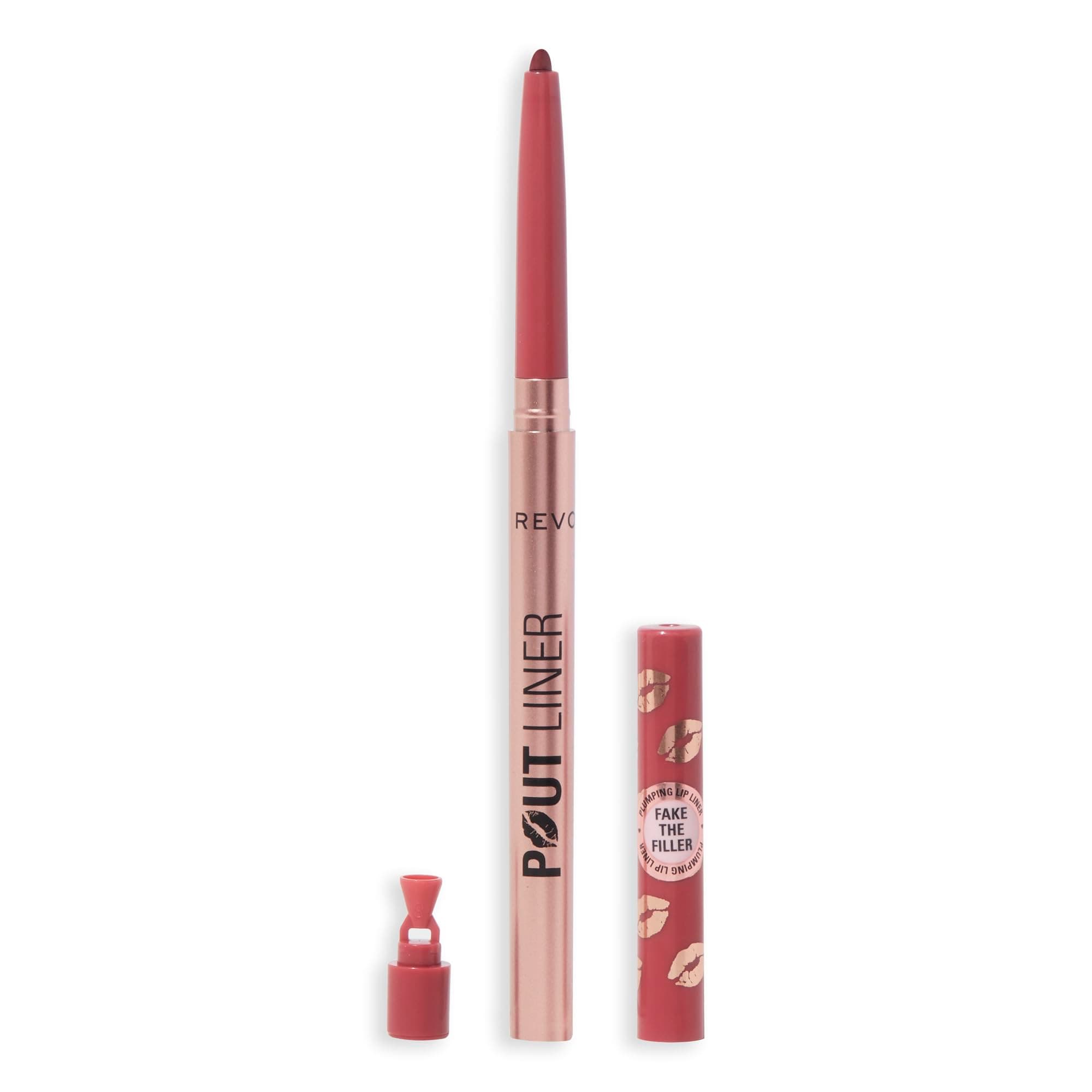 Revolution Beauty, Pout Bomb Plumping Lip Liner, Long Lasting Lip Shaper with Hyaluronic Acid & Vitamin E, Vegan & Cruelty-Free