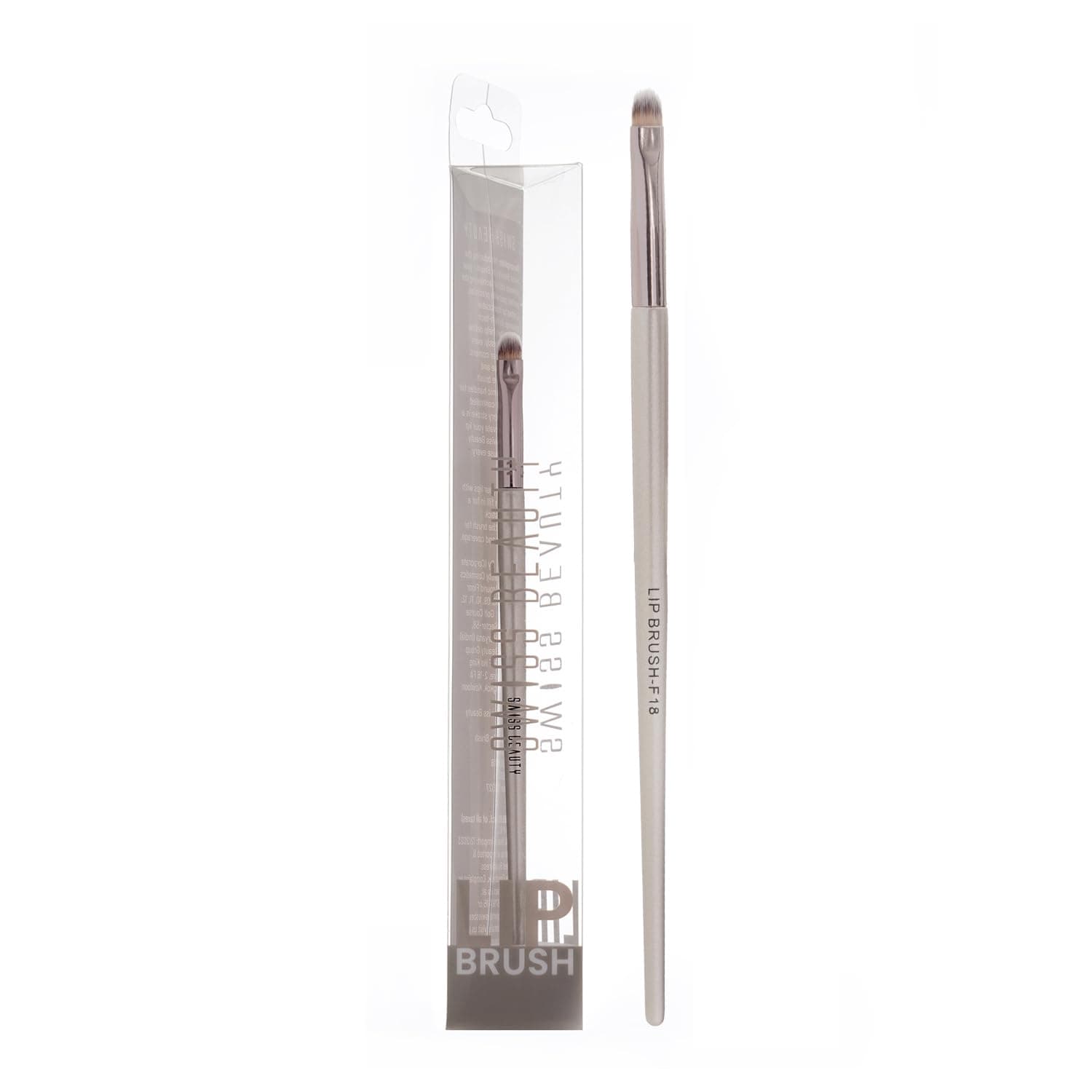 Swiss Beauty Lip Brush with Soft & Synthetic Bristles | Ideal for Cream and Liquid products | Easy to hold & Precise application
