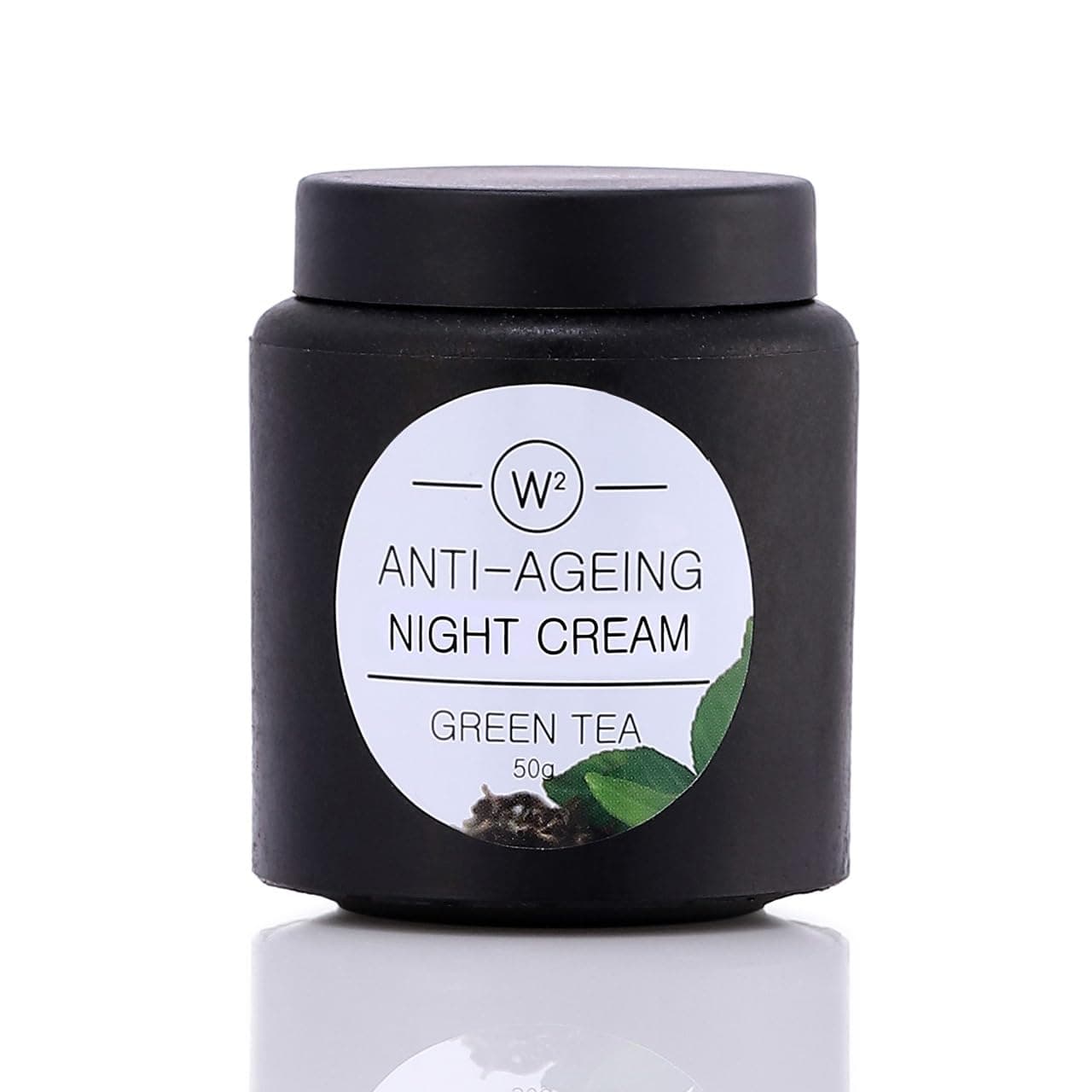 W2 Anti-Aging Night Cream | Green Tea & Mulberry | Night Moisturizer | Reduces Signs of Aging, Hydrates, Evens Skin Tone, UV Protection (50 gm, Anti Aging-Night Cream)