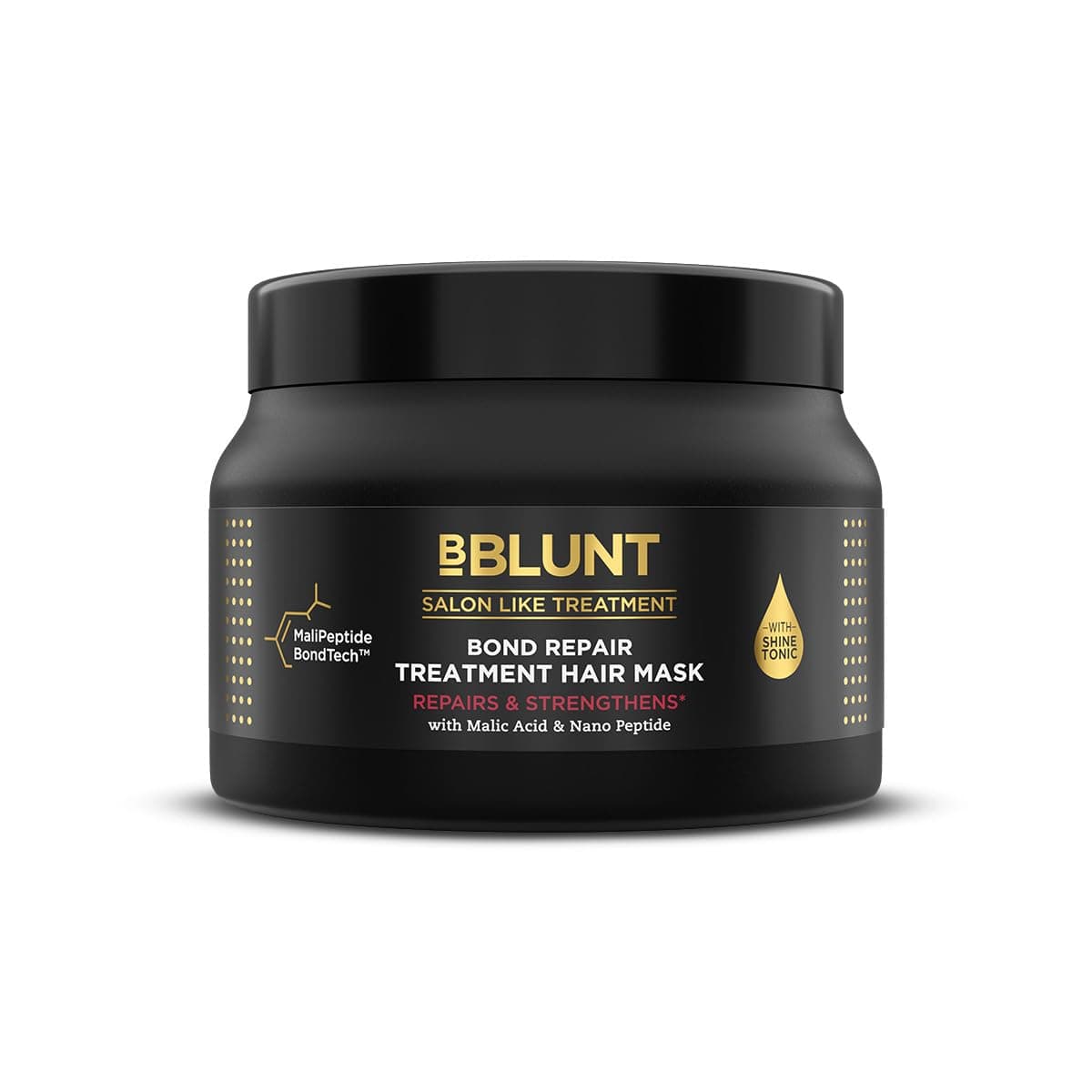 BBLUNT Bond Repair Treatment Hair Mask - 250Grams Repairs Damaged Bonds By 90% In 1 Use | Powered With Malipeptide Bondtech | Recommended By Hair Experts | For Unisex