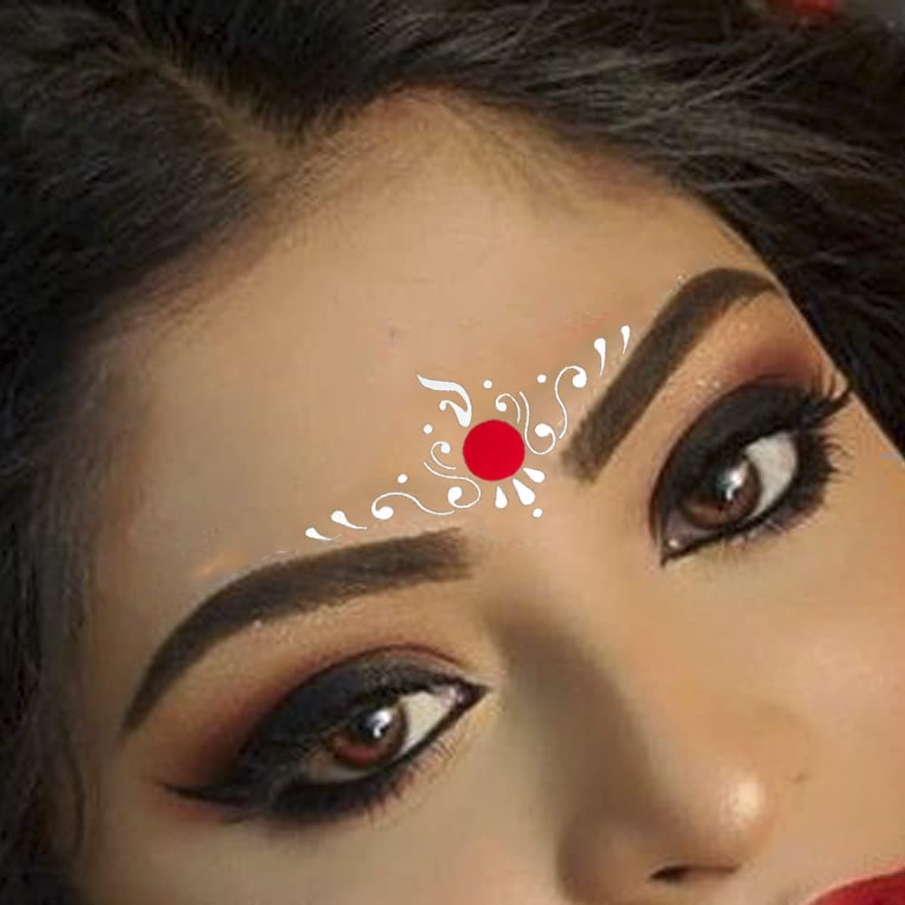Comet Busters Traditional Bridal Bengali Wedding Bindi For Women (BENGALI-01) (BV1759)