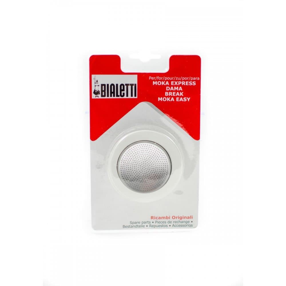 Bialetti 06603 Moka 12-Cup Gasket/Filter Replacement Parts