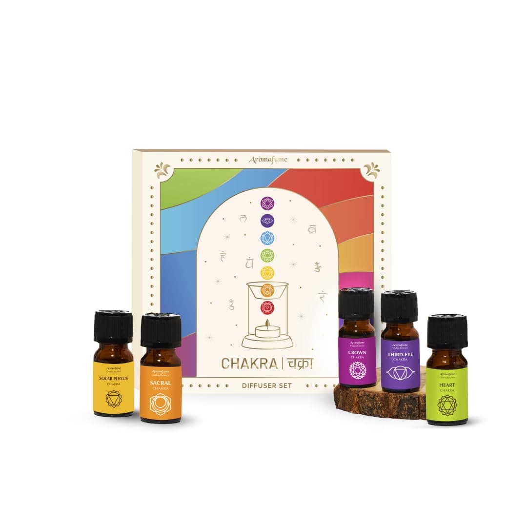 7 Chakra Essential Oil Diffuser Blend Gift Set by Aromafume