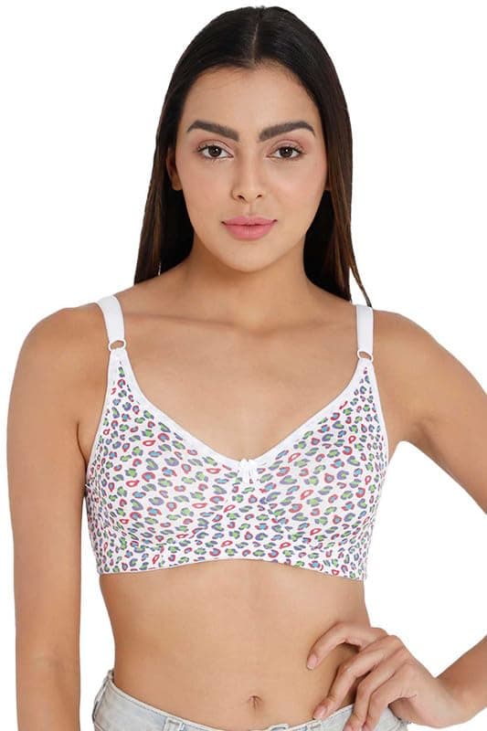 Intimacy Women's Non-Padded Seamless Non-Wired Full Coverage T-Shirt Bra - Everyday Comfortable Support, Adjustable Straps, Double Layered for Daily Use