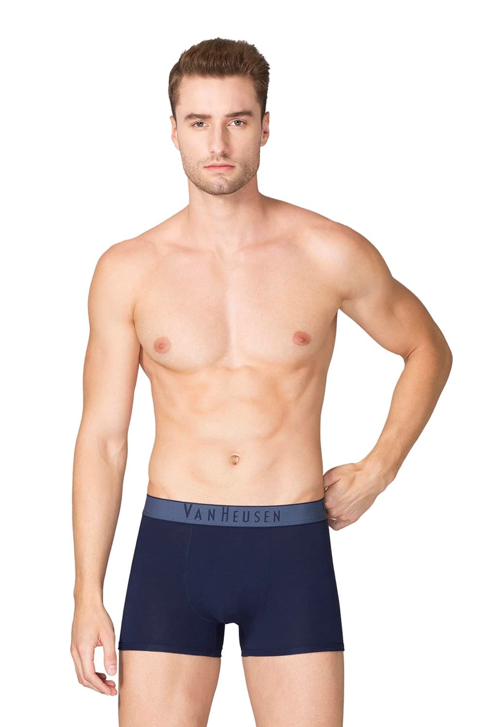 Van Heusen Men Breathable AIR Series Trunk - Cotton Elastane - Colour Fresh, Mesh Stretch, Ultra Soft