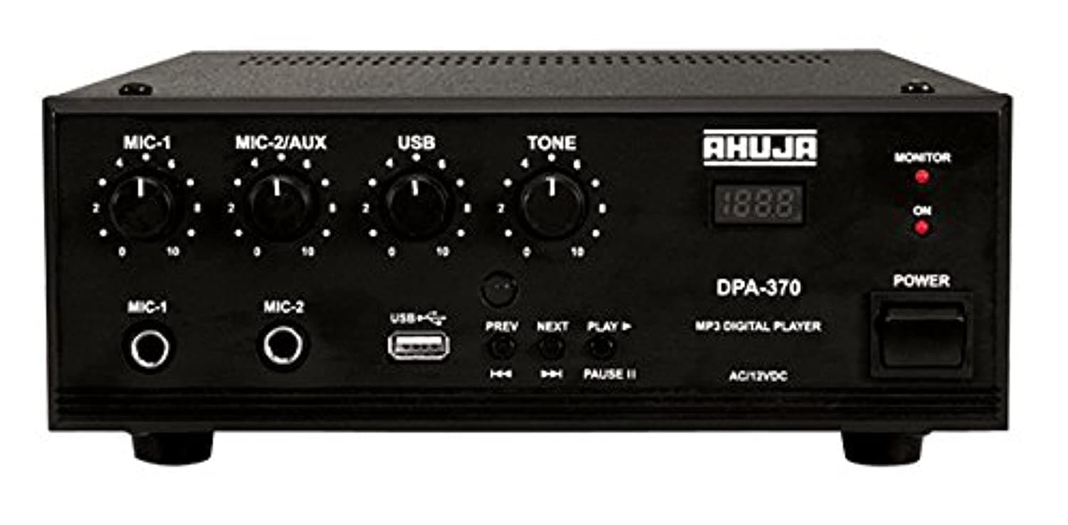AHUJA DPA-370 30 Watts PA Amplifier with Built-in Player