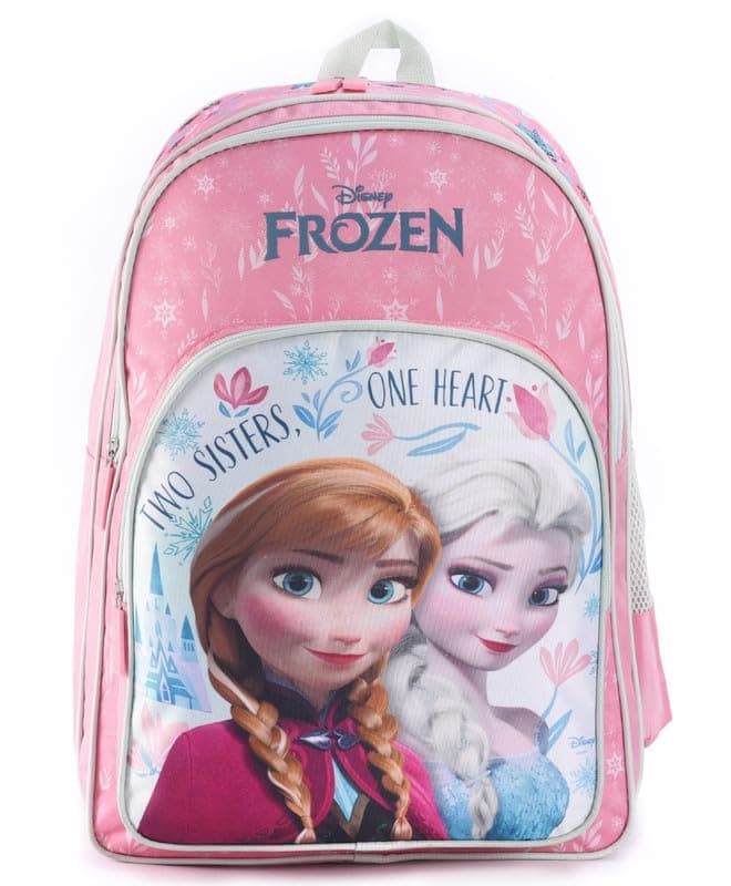 STRIDERS Frozen School Bag for Kids | Fun Lightweight Durable Backpack | Padded Comfortable Straps & Sparkling Design | Ideal for School Adventures | 40cm