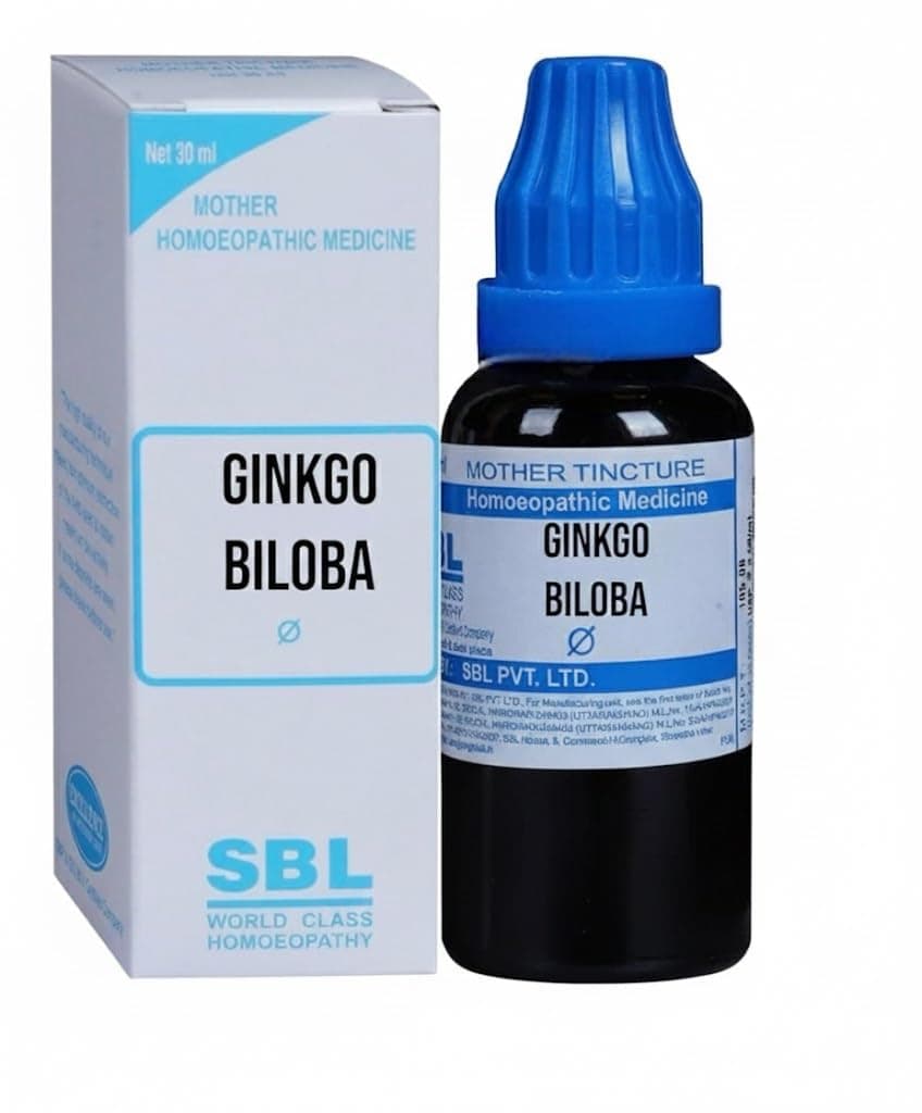 SBL Ginkgo Biloba Mother Tincture Q 30ml