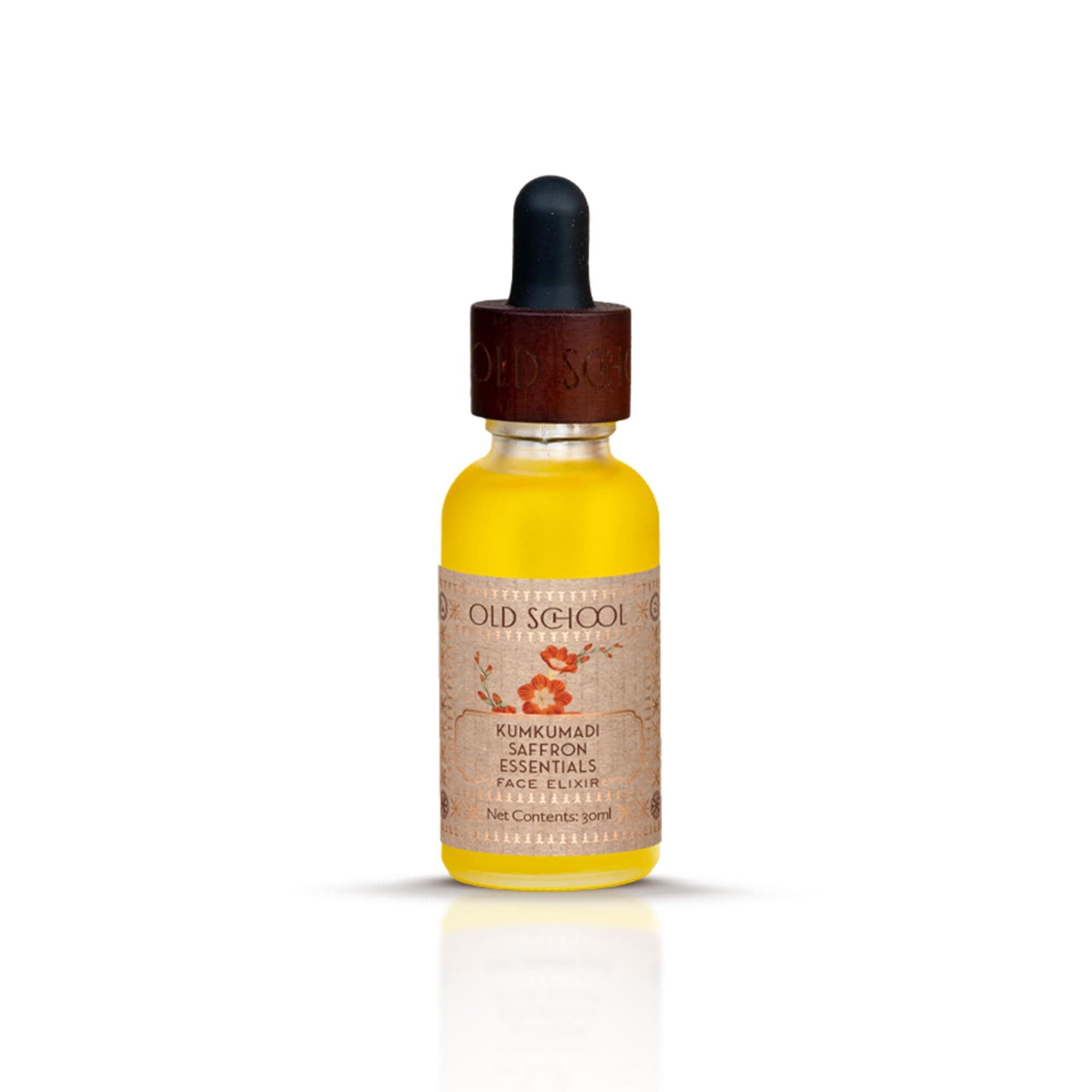 Old School Rituals Kumkumadi Saffron Face Elixir | Face Serum for Glowing Skin | Anti-Ageing Overnight Facial Oil | Brightens, Revitalizes & Fades Dark Spots | Diminishes Fine Lines, Wrinkles & Uneven Skin Tone | Saffron & Kumkumadi Oil | 30 ml | Few Drops a Night for Lasting Glow