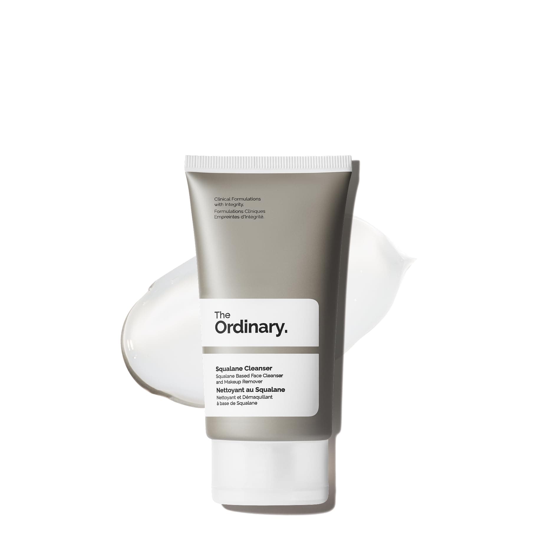 The Ordinary Squalane Cleanser, Hydrating Makeup Remover and Face Wash, Supports Moisture Barrier, Travel Size, 50ml