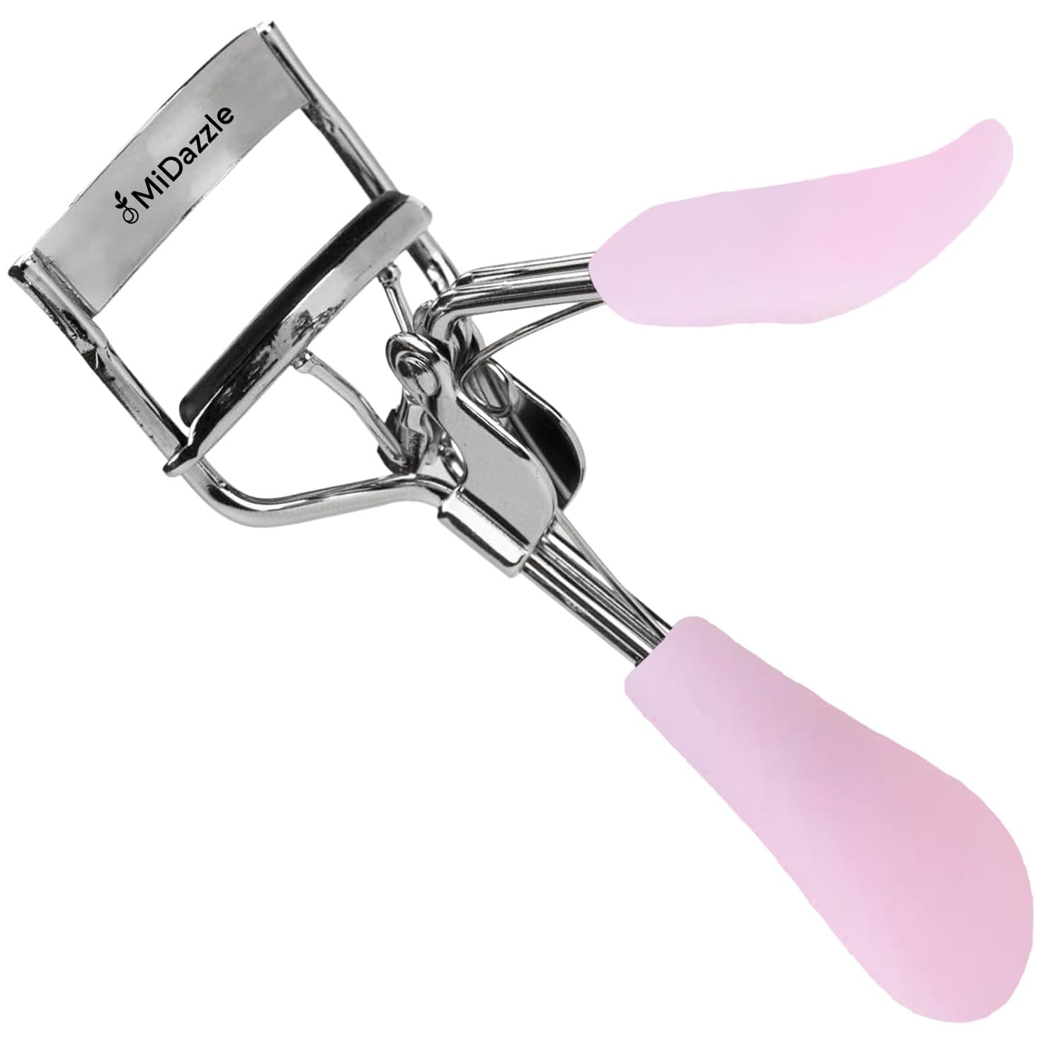 Midazzle Eyelash Curler for Women | Premium Stainless Steel Lash Curler | Non-Pinching Design, Comfortable Grip, Creates Natural & Long-Lasting Curls Instantly | Lifted Lashes Everyday - Pink (MIEL3102)