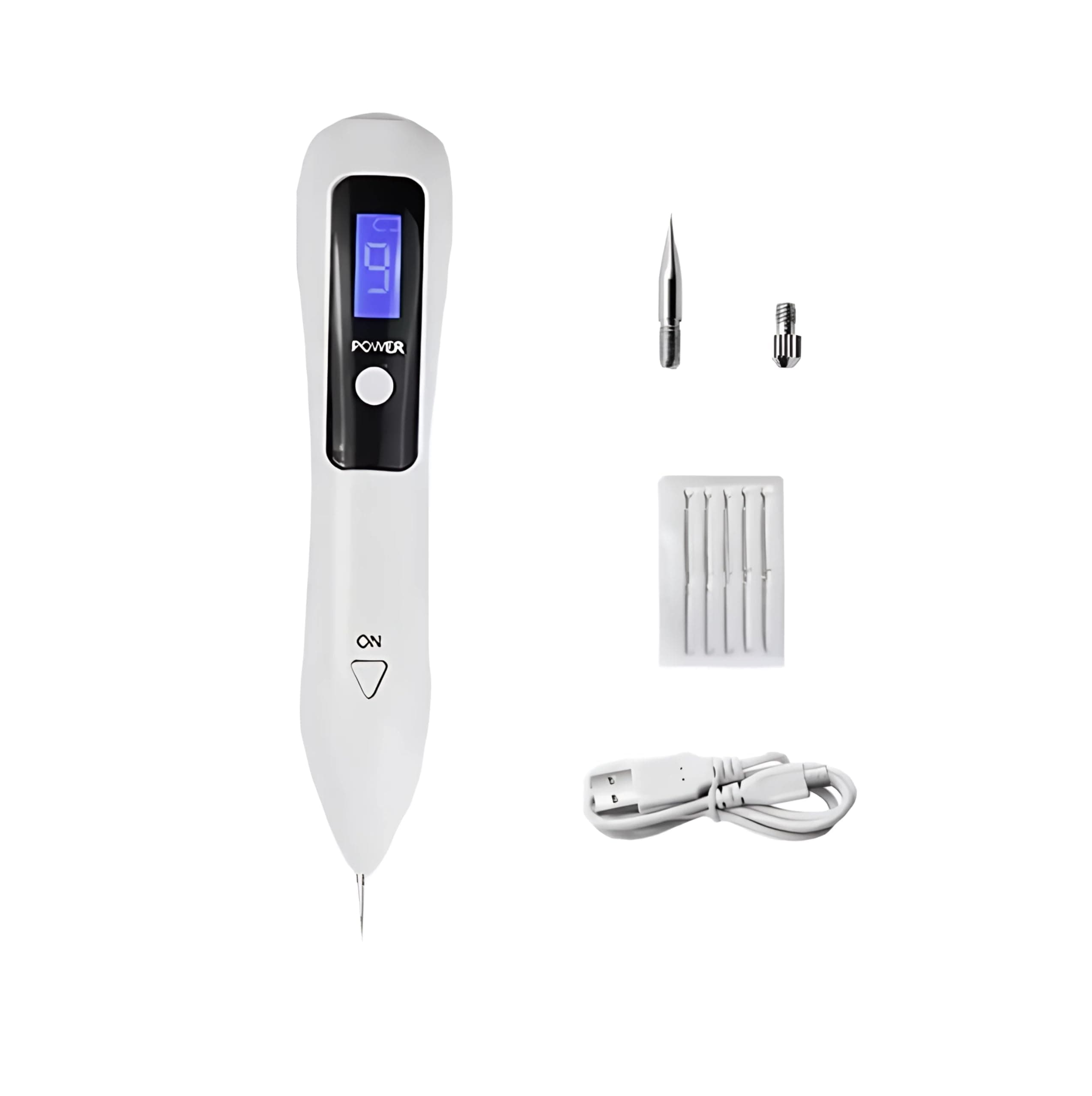 Concepta Dark Spot Remover Pen – LCD Display Wart Remover Machine for Skin Tag, Freckle and Spot Removal – Portable Beauty Care Tool (Multicolor)