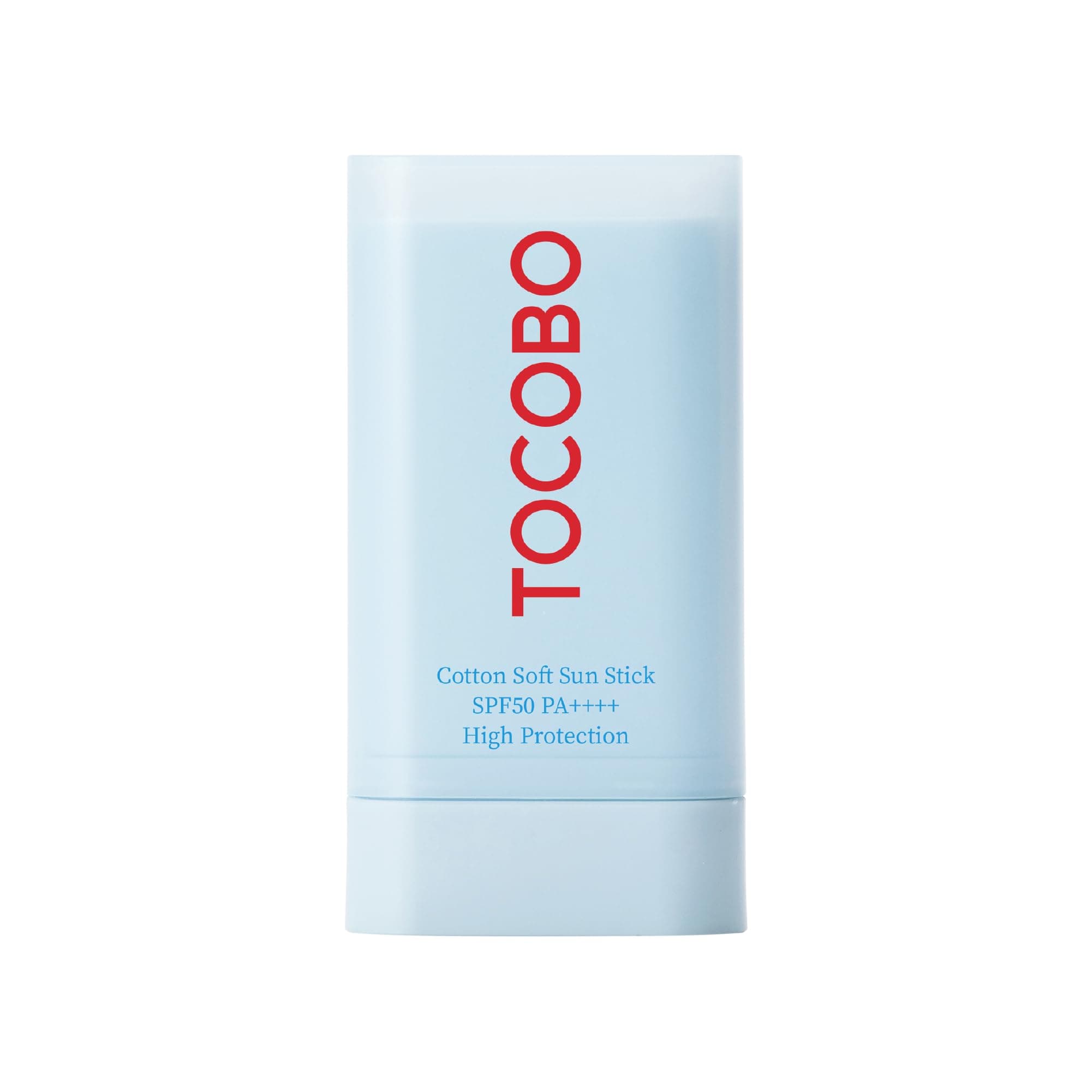 [TOCOBO] COTTON SOFT SUN STICK SPF50+ PA++++ 0.67 oz / 19g | Natural Ingredients, Anti-Sebum, Soft Matt Feeling | EWG Green + PEG Free, Korean Vegan Sun Stick for Face