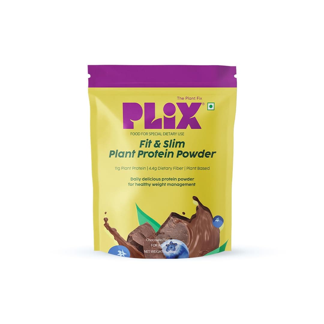 The Plant Fix Plix Fit & Slim Smoothie For Healthy Weight Management & Metabolism|(350g,Chocolate)|Low-Calorie Meal Replacement Shake|Pumpkin,Watermelon & Sunflower Seeds Enriched