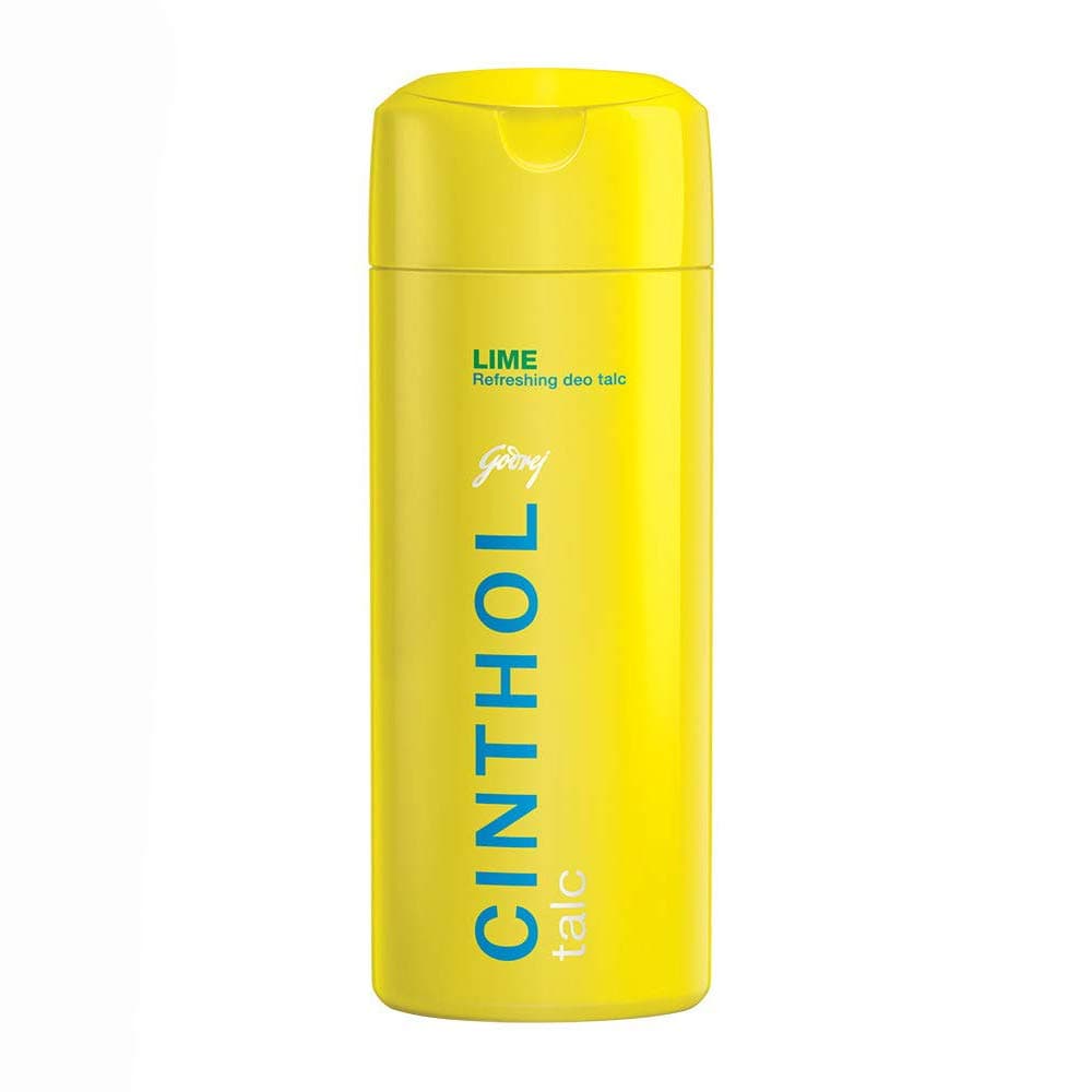 Cinthol Godrej Lime Talcum Powder with Citrus Fragrance | Superior Germ Protection | Insta Deo Fragrance | Pack of 1, 300 Gms