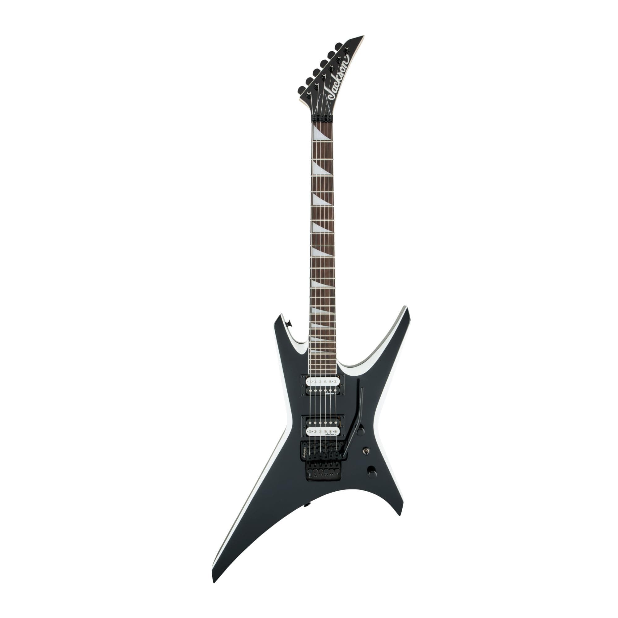 Jackson Electric Guitar Warrior JS-32 Black with white bevel 2910146572