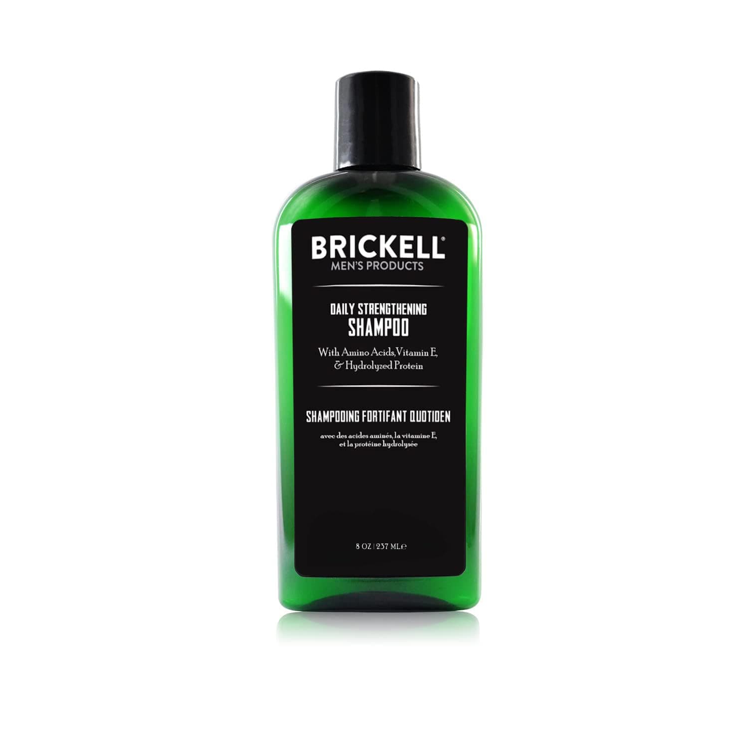 Brickell Men's Products Daily Strengthening Shampoo, 8 Ounce
