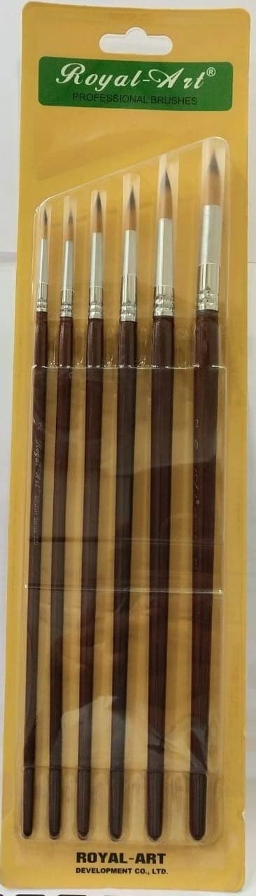 Royal Art Paint Brushes Professional Round Set (6)