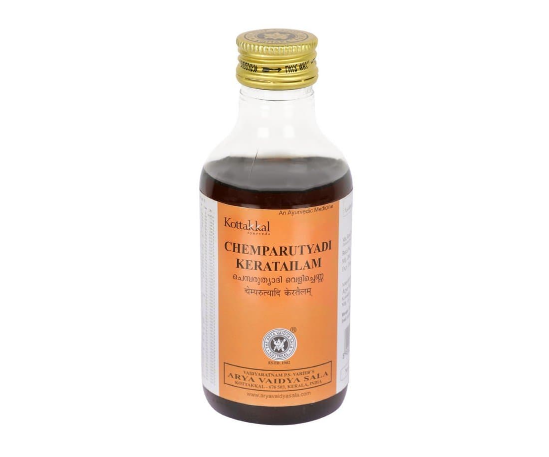 Kottakkal Arya Vaidya Sala Ayurvedic Chemparutyadi Keratailam - 200 ml