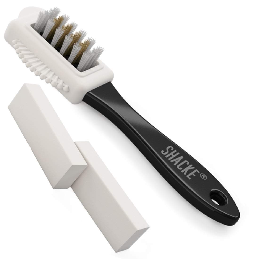 Suede & Nubuck Leather Brush Cleaner Parent, White, 5 - Brush w/ 2 Erasers
