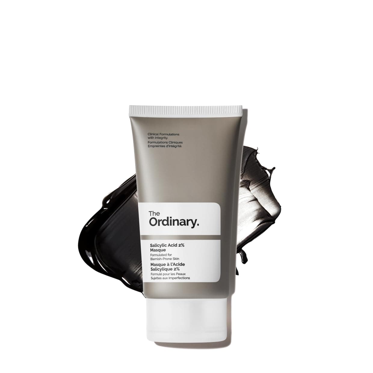 The Ordinary Salicylic Acid 2% Masque, Clarifying Charcoal & Clay Mask for Blemish-Prone Skin, 50ml