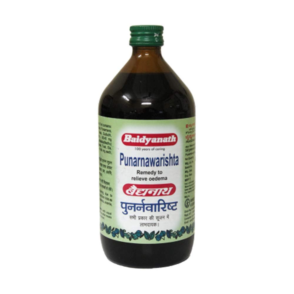 Baidyanath Asli Ayurved Punarnavarishta Remedy To Relieve Oedema - 450 Ml