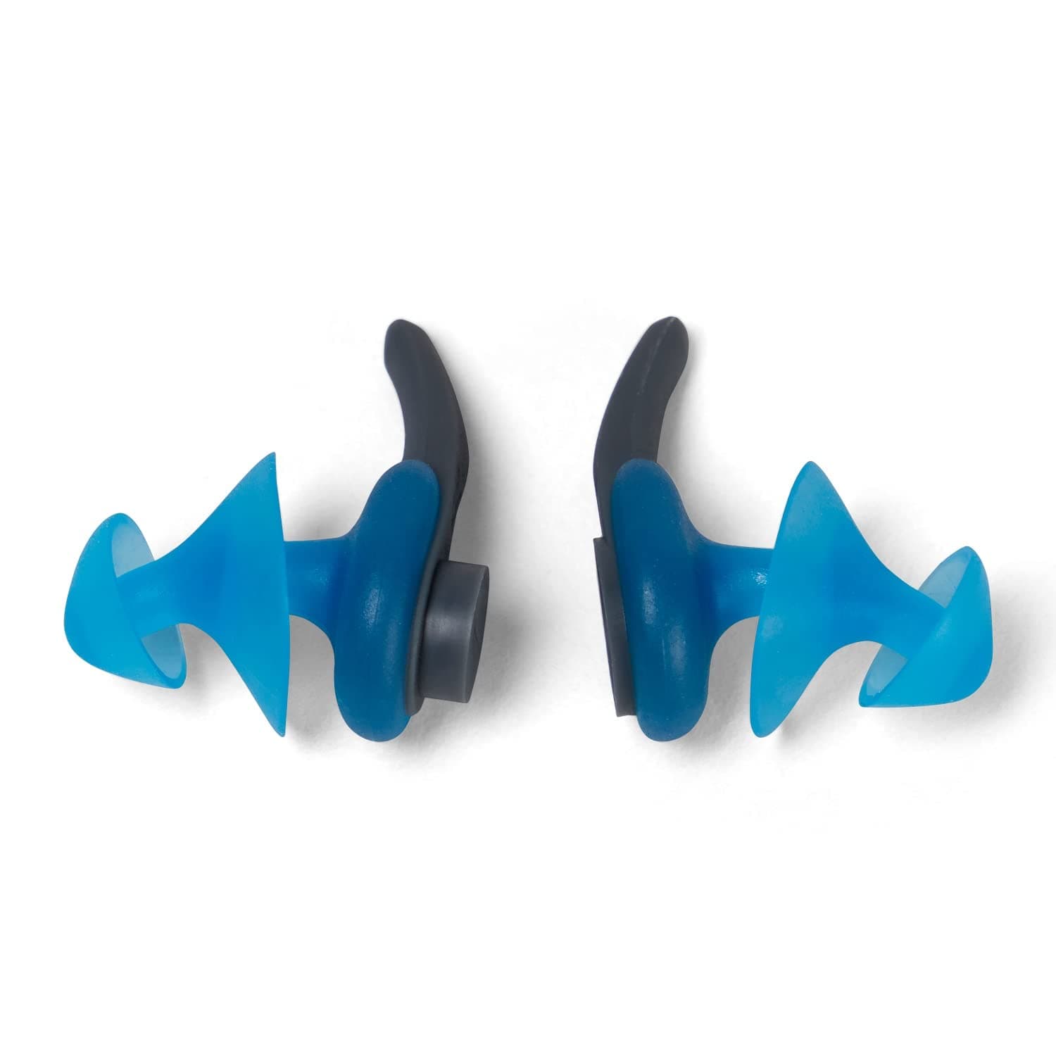 Speedo Unisex Adult Biofuse Secure Fit Ergonomic Design Ear Plug For Men and Women - Blue & Grey