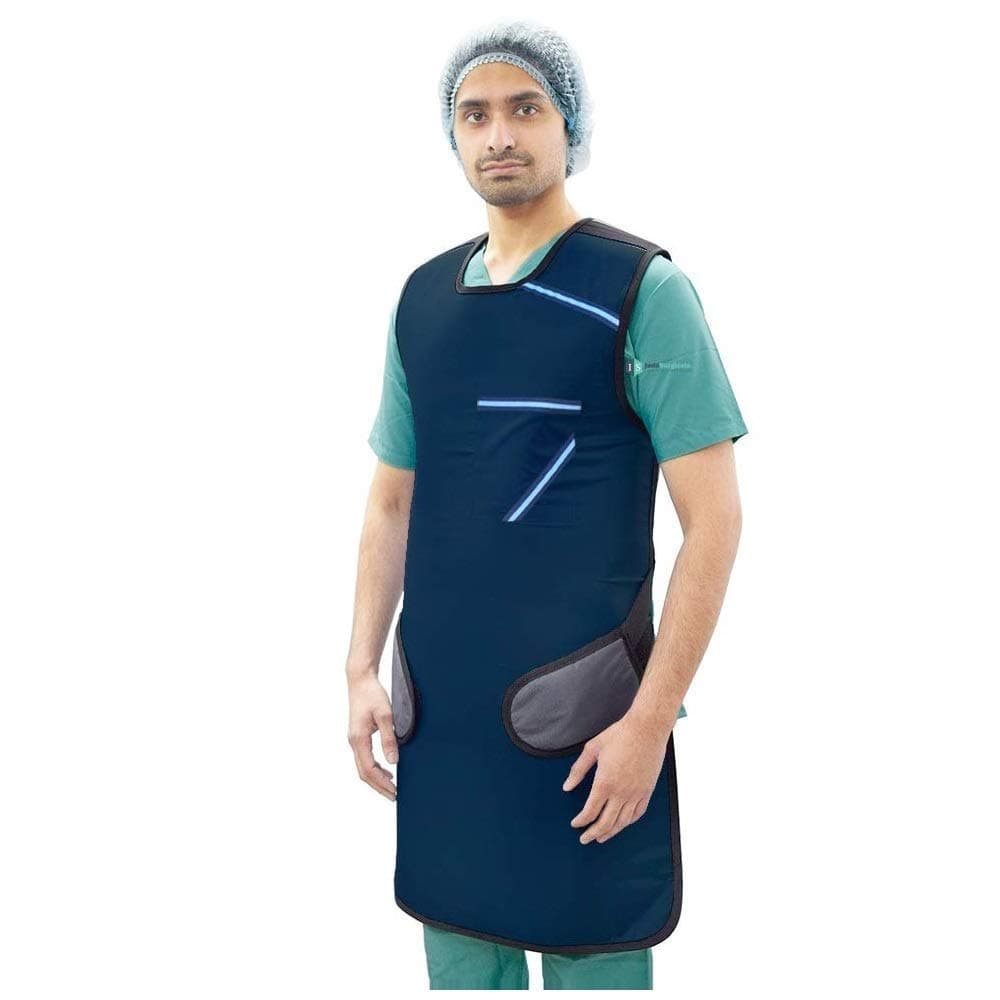 IS IndoSurgicals lead apron for x-ray protection, BARC Approved (Lead Equivalency 0.50mm)
