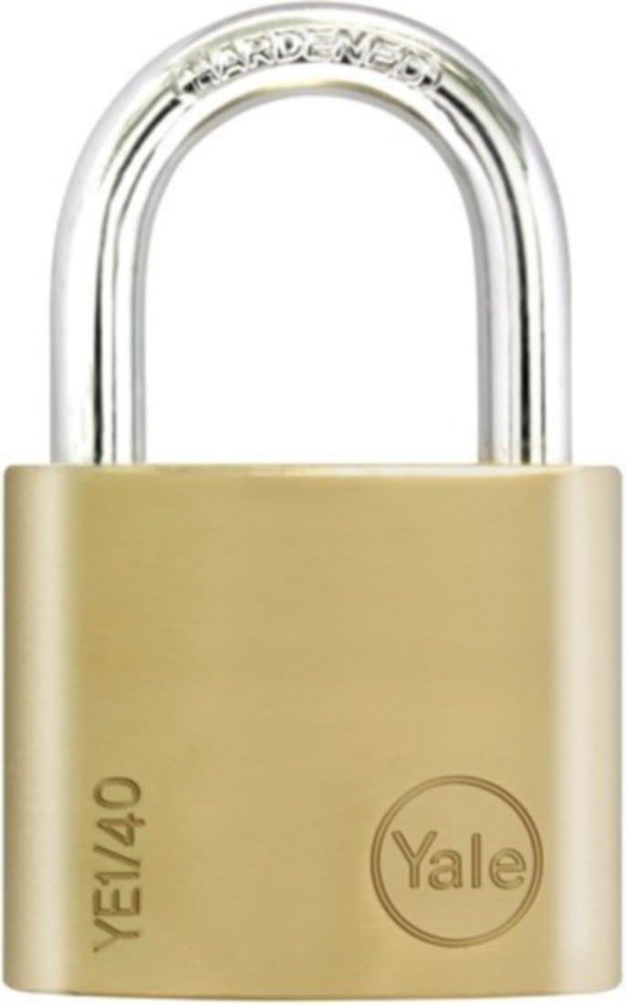 Yale Brass Essential Series Padlock - YE1/40/122/1 - Golden