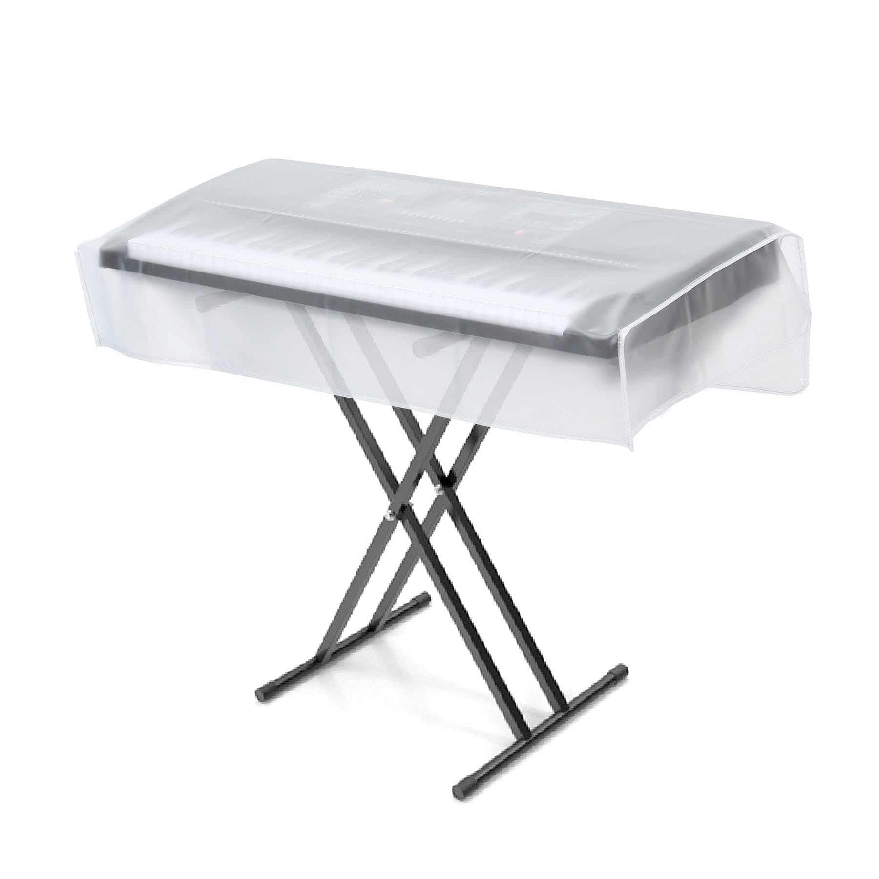 LIGICKY Keyboard Dust Cover for 88-Key Keyboards and Digital Pianos, Waterproof Transparent Piano Covers