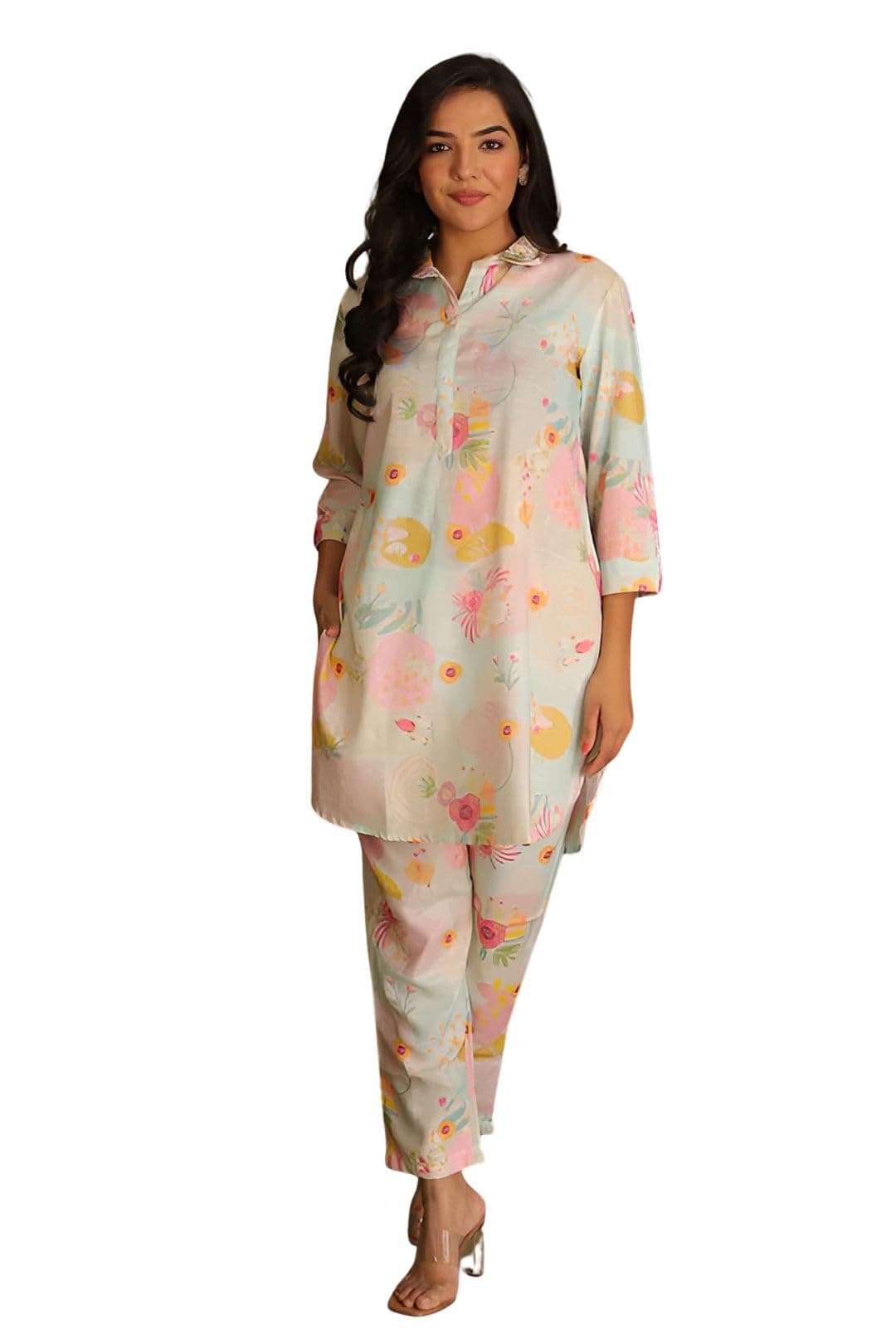 GRECIILOOKS Co Ord Set for Women Stylish | Kurta Set for Womens | Kurta Sets | Ethnic Co Ord Set for Woman | Women'S Kurta with Pants