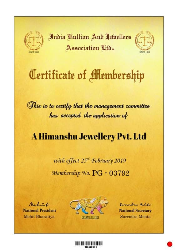 A Himanshu 24k (999) 5 gm Yellow Gold Coin