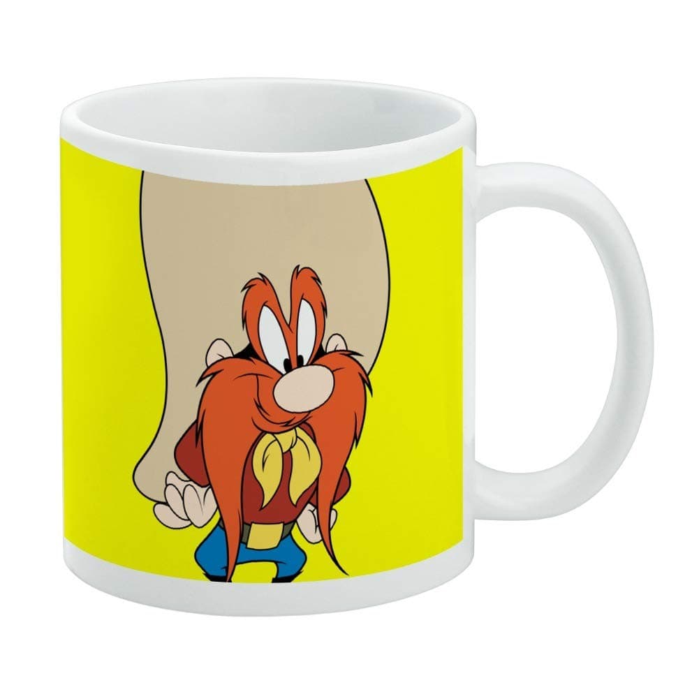 GRAPHICS & MORE Looney Tunes Yosemite Sam White 11oz Ceramic Mug