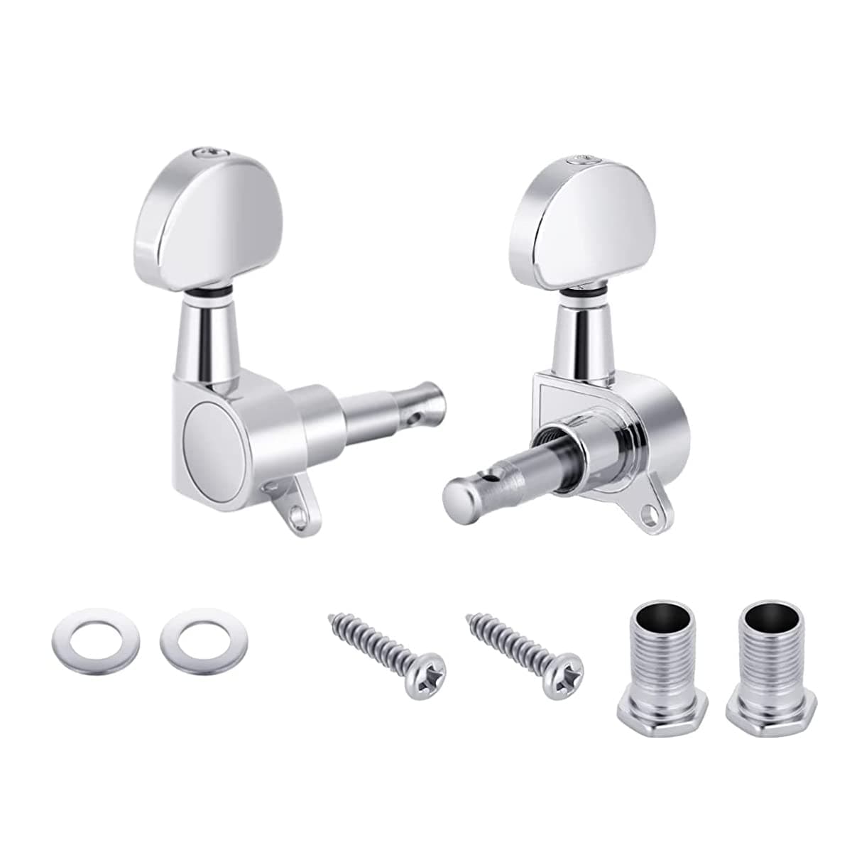 DEVICE OF URBAN INFOTECH Guitar Tuning Pegs Keys Die Cast Set Of Two 1L + 1R (2pcs) for electric and Acoustic guitar Machine Heads Knobs Guitar Tuning Keys