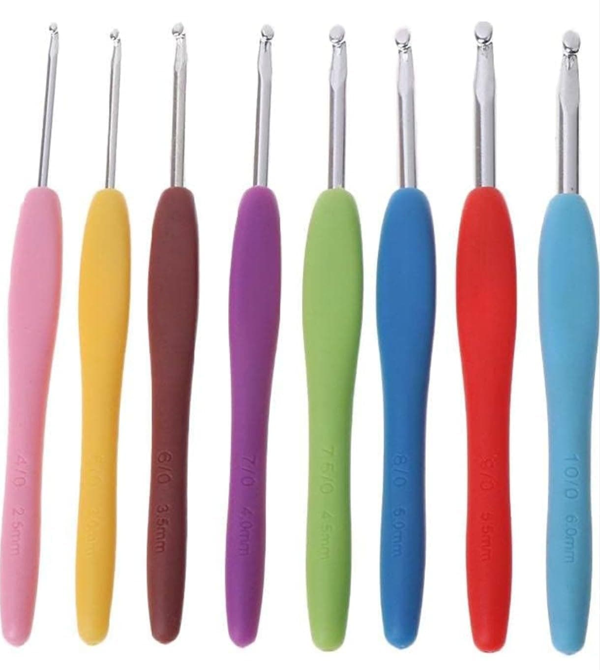 8pcs Crochet Needles, Knitting Needles, Crochet Kit, Crochet Hook, Knitting Kit, Needle Set, Knitting Needle Set, Crochet Needle, Crochet Set, Crochet Hook Set for Crocheting. (8Pcs Crochet Needle)