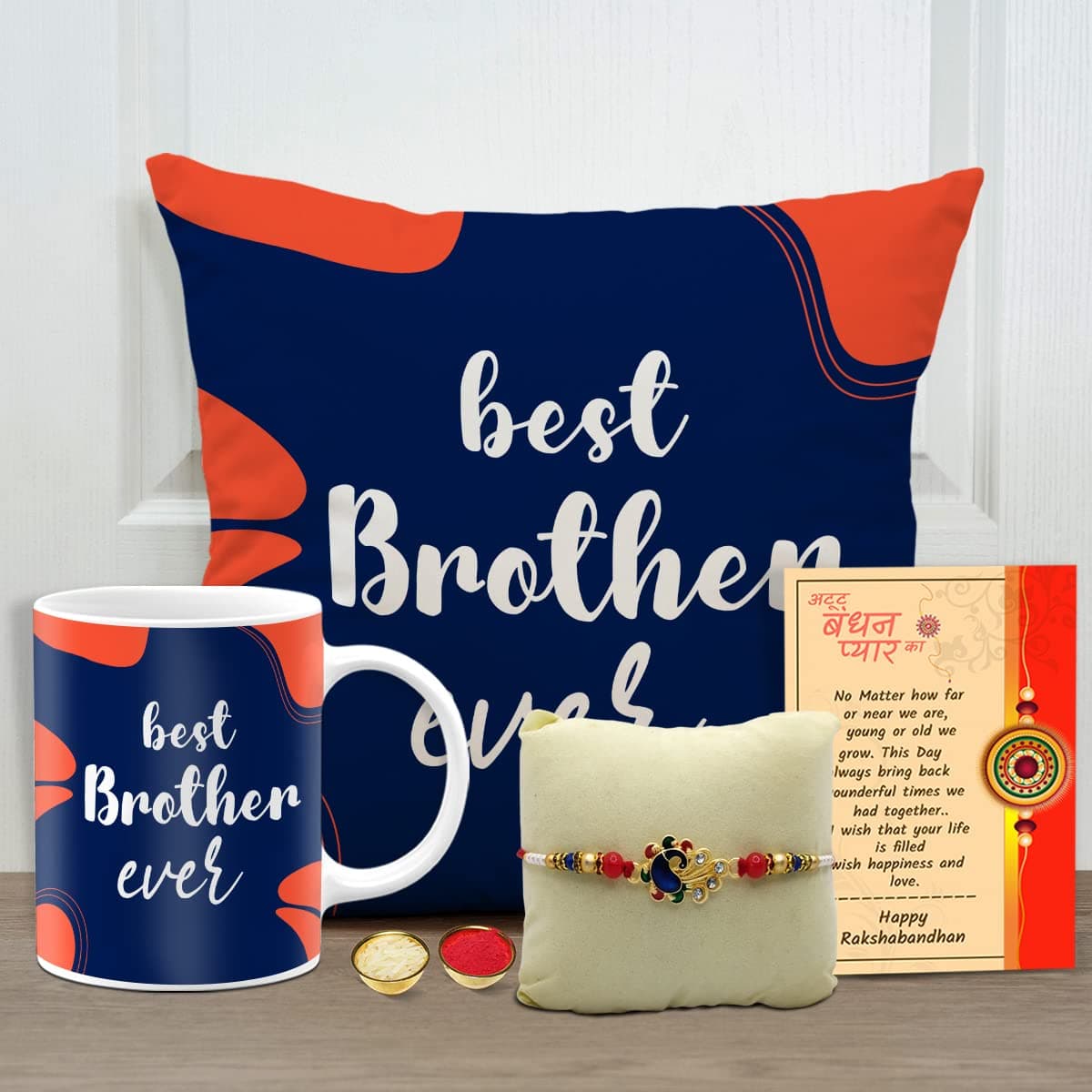 SKYTRENDS Quoted Ceramic Coffee Mug with Cushion Designer Roli Set ST0162- 325 ml, Multicolour
